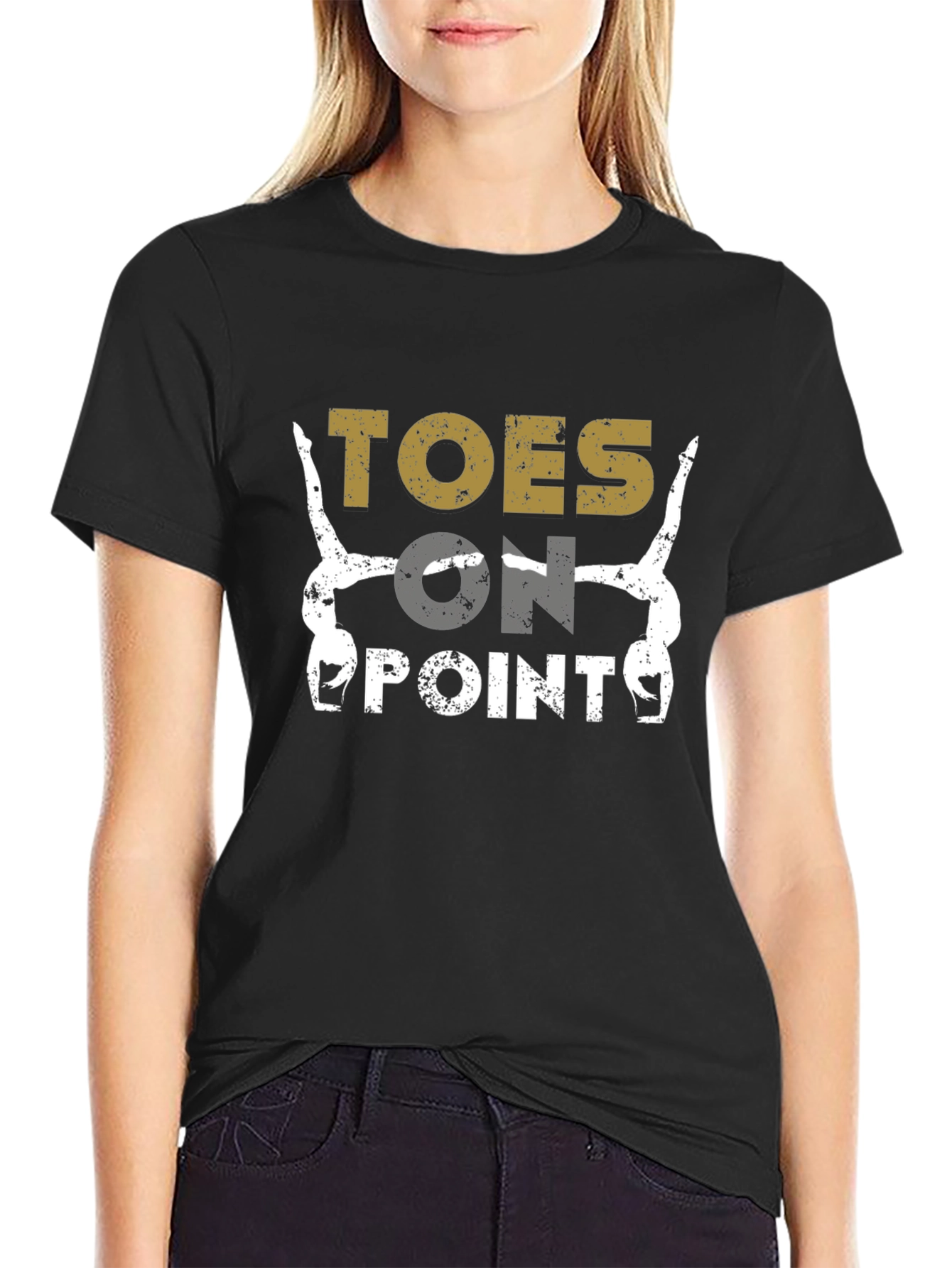 Toes on Point Gymnastics Graphic T-Shirt