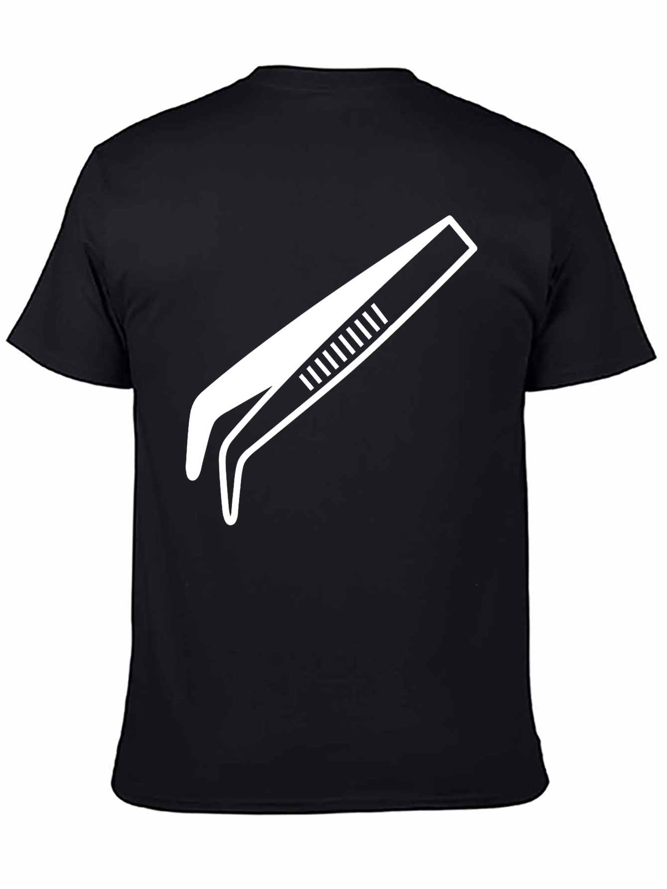 Cool Tweezers Graphic Tee - Black Cotton T-Shirt