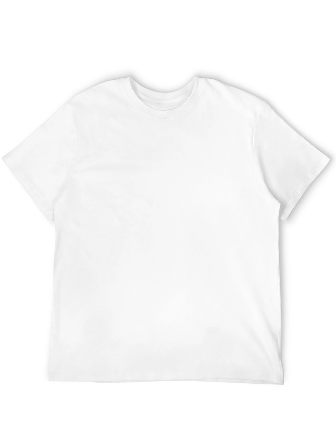 Mens Solid Black Casual T-Shirt