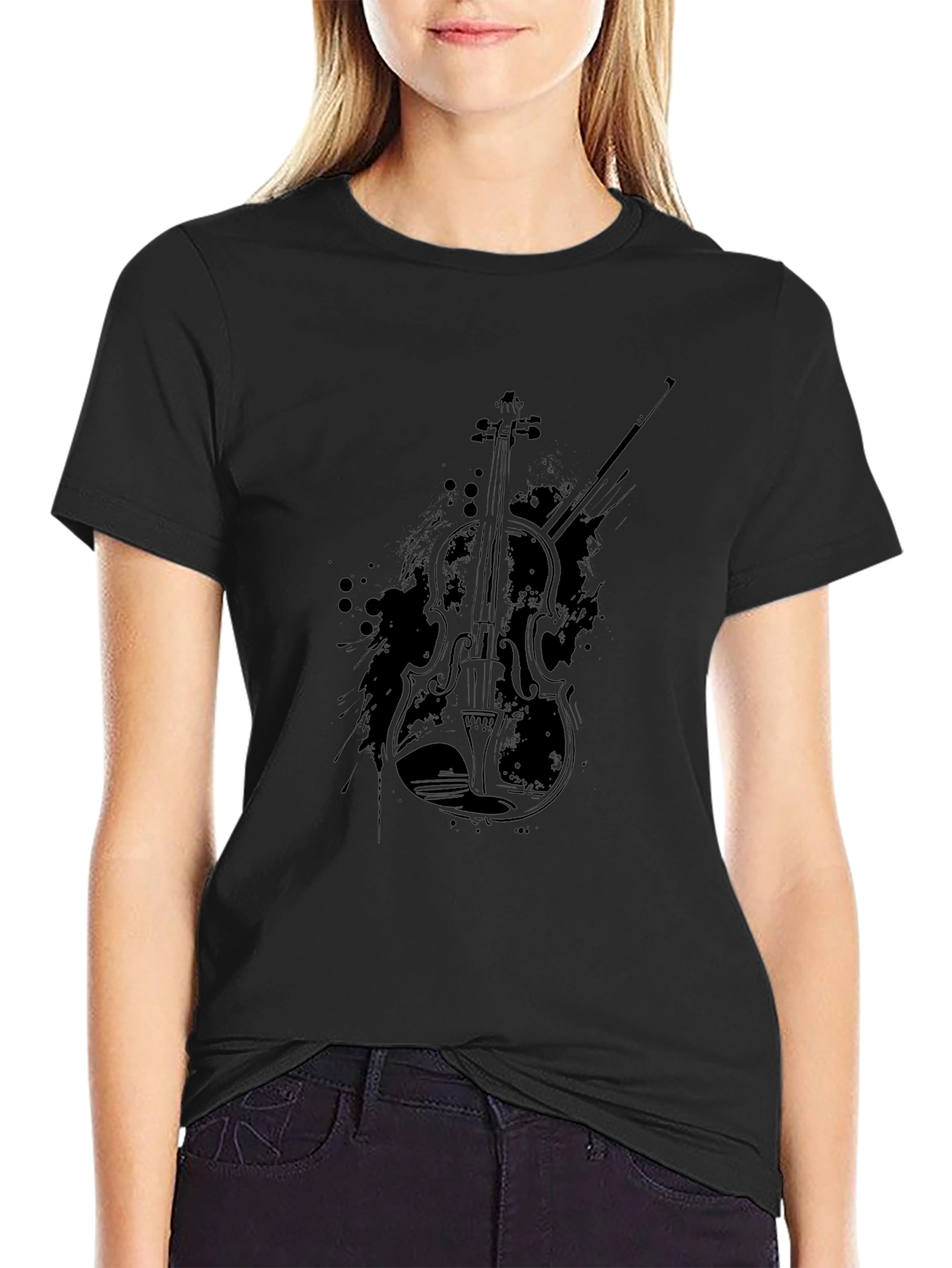 Black Violin Graphic Tee - Musical Style