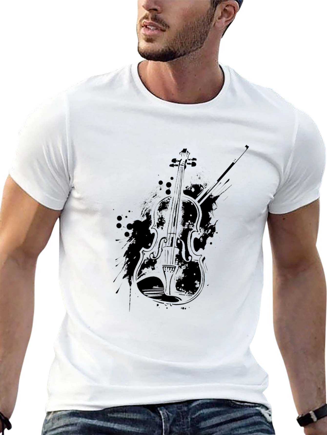 Black Violin Graphic Tee - Musical Style