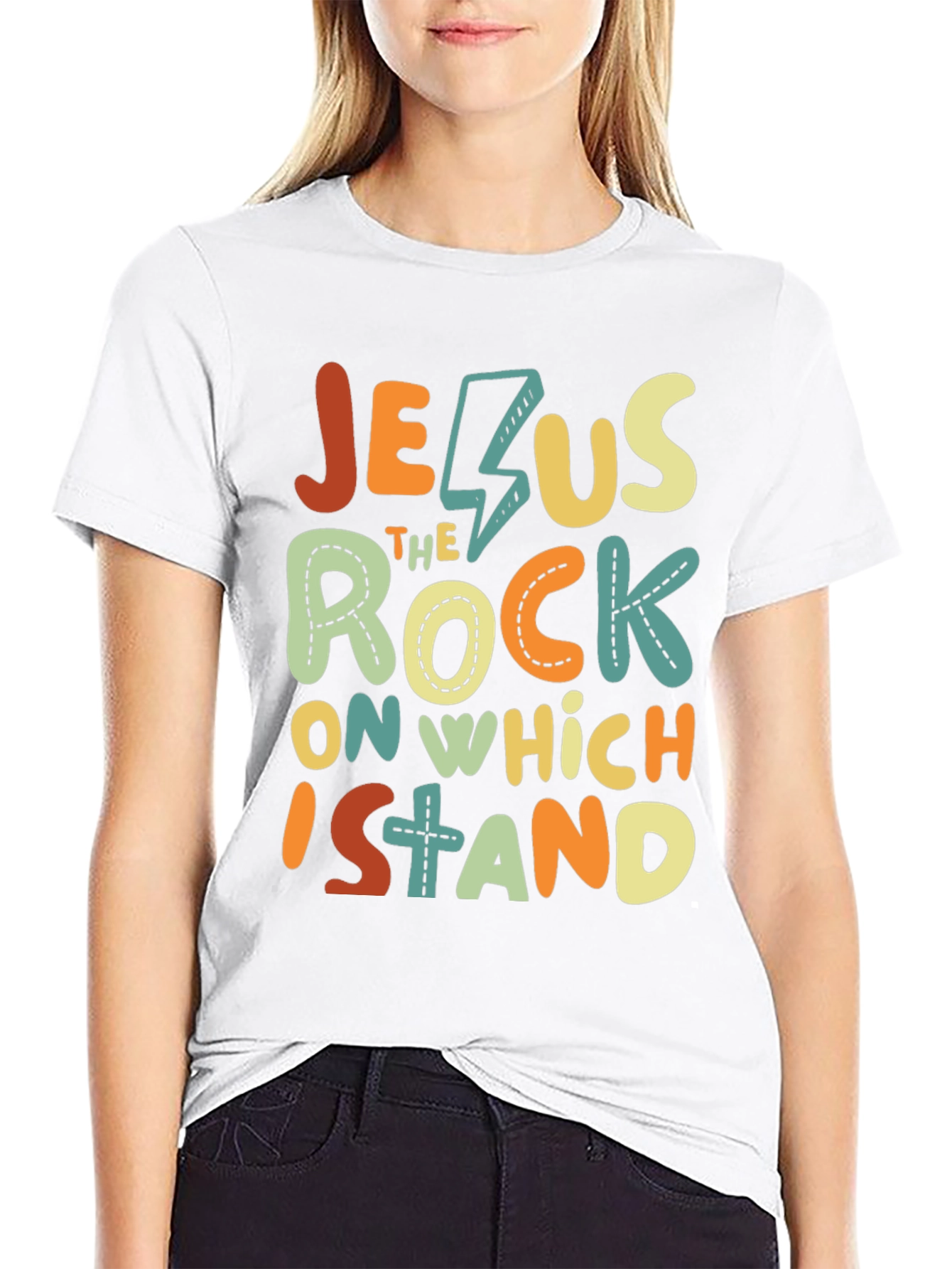 Jesus The Rock Christian T-Shirt