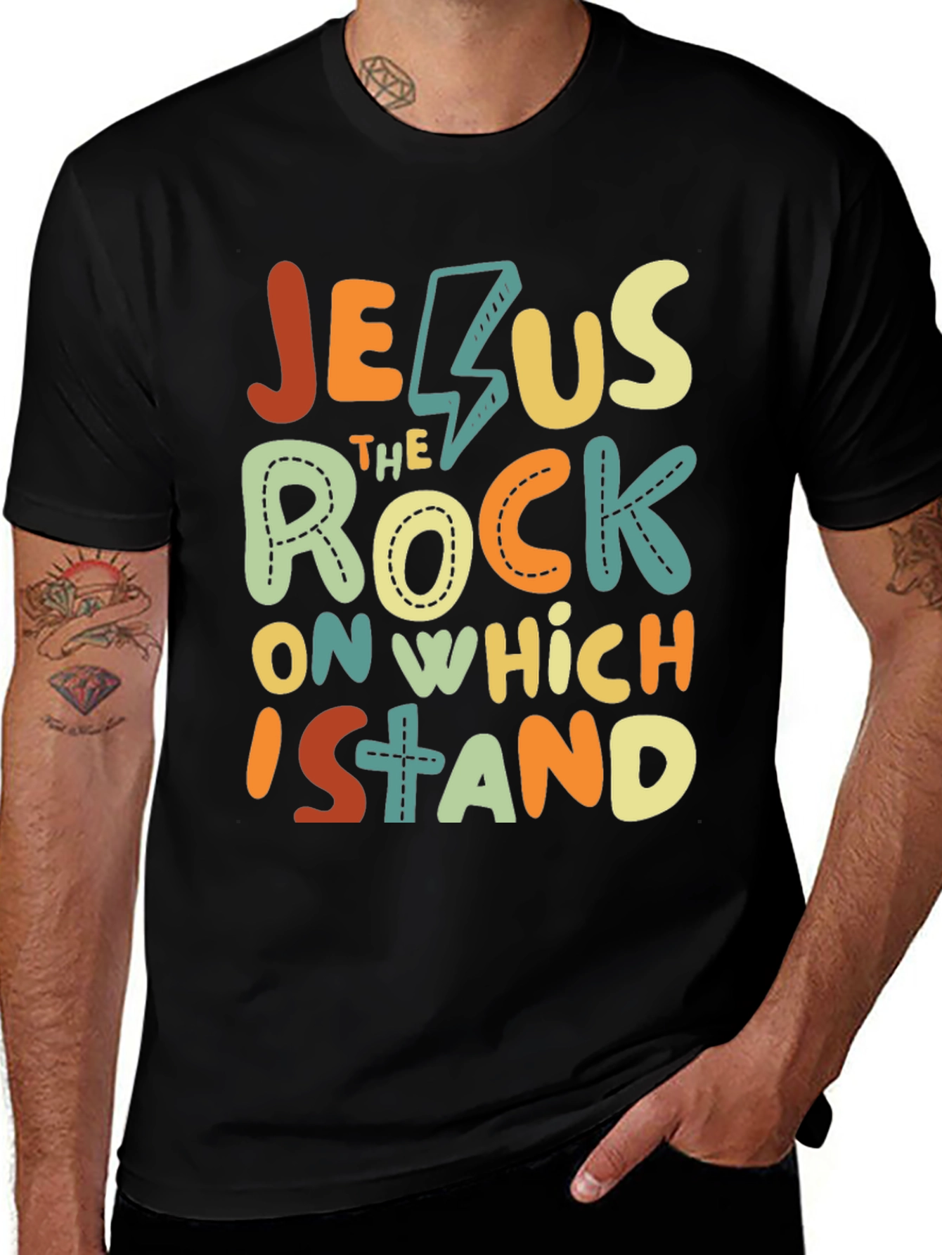 Jesus The Rock Christian T-Shirt