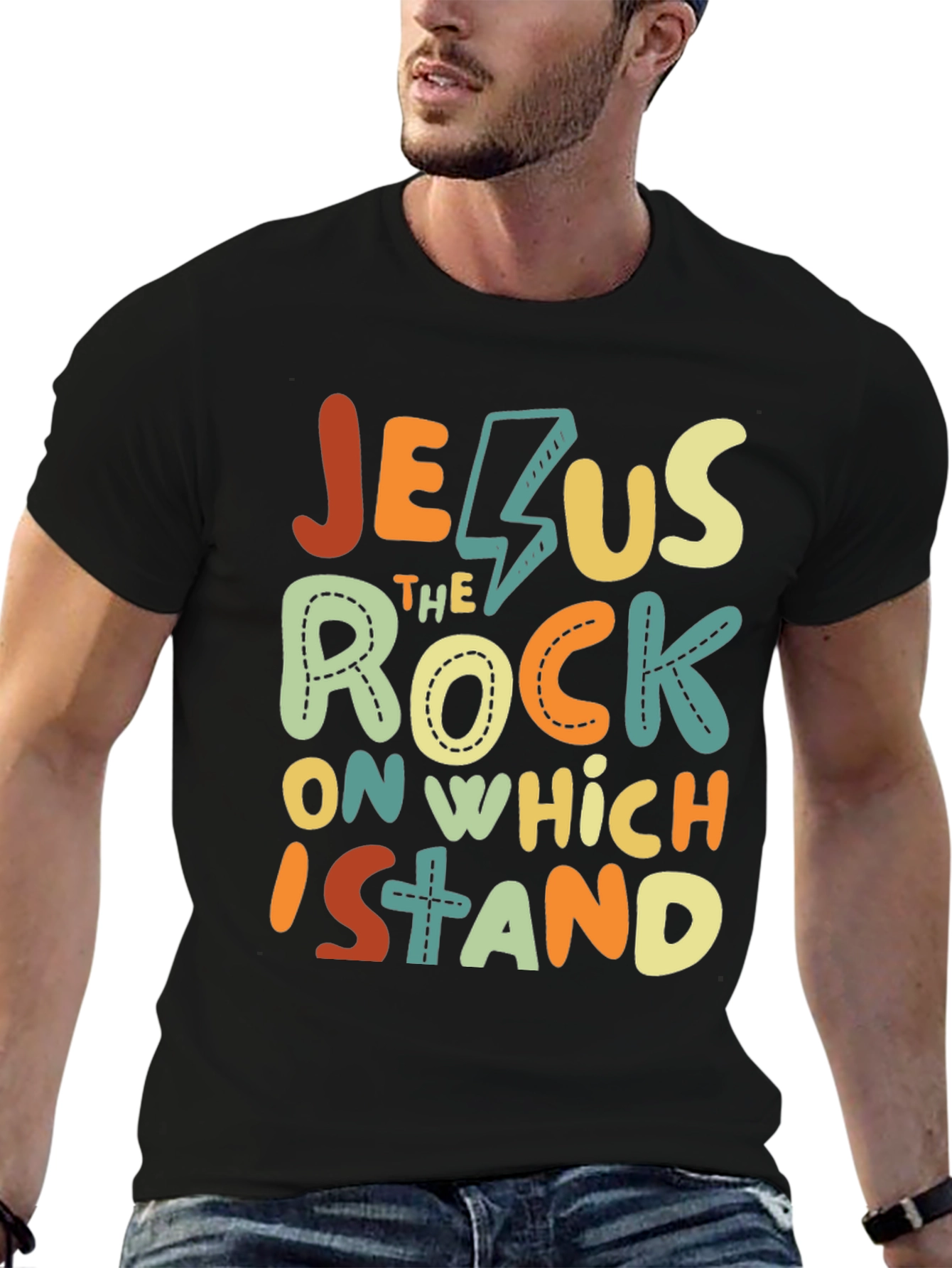 Jesus The Rock Christian T-Shirt