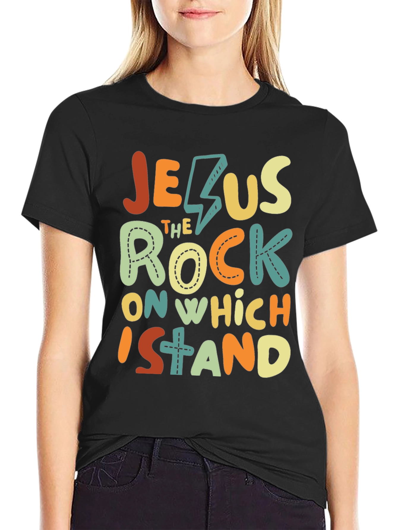 Jesus The Rock Christian T-Shirt