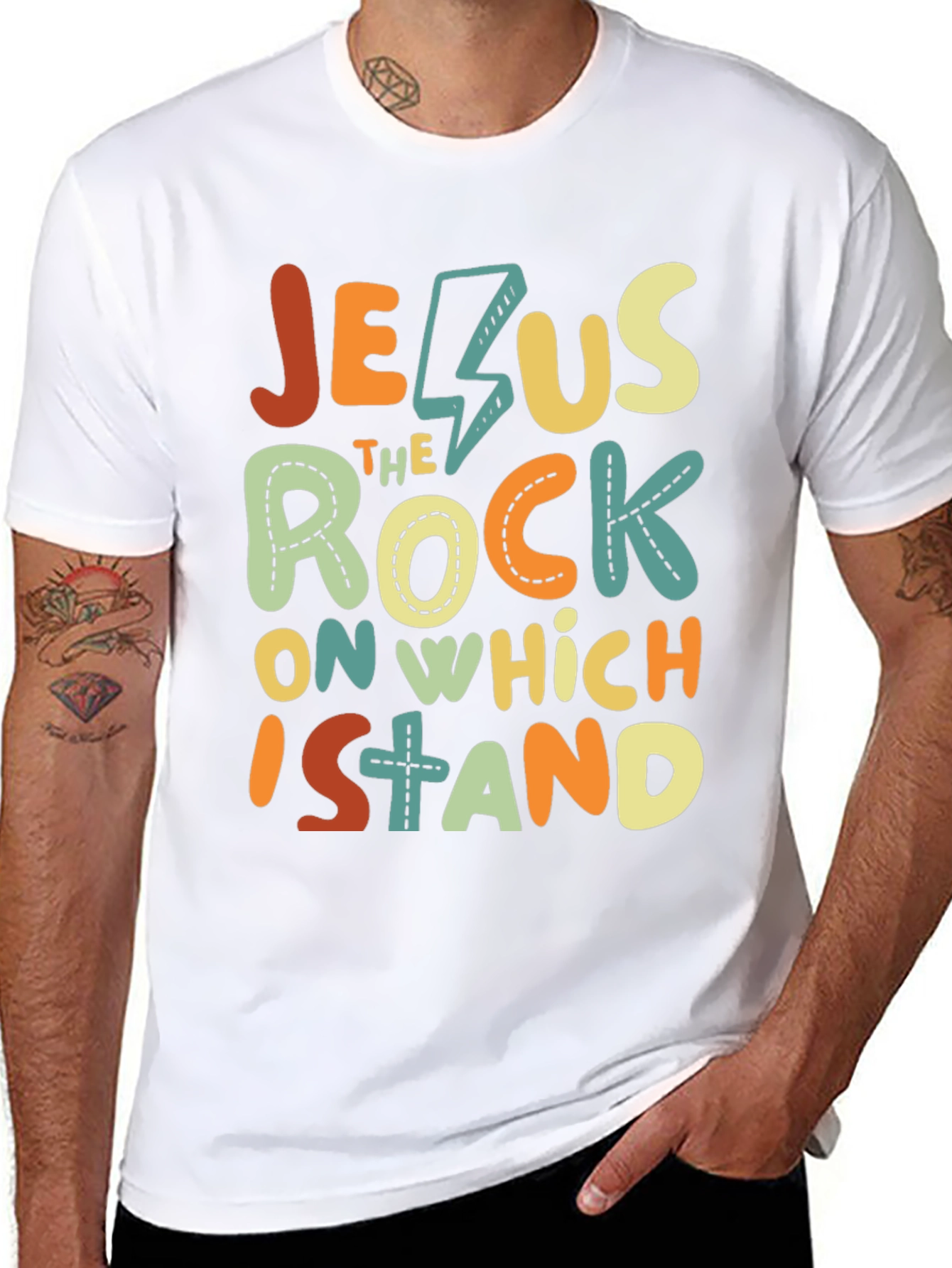 Jesus The Rock Christian T-Shirt