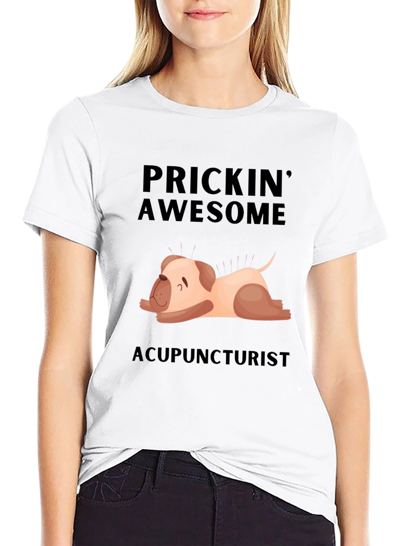 Prickin Awesome Acupuncturist T-Shirt