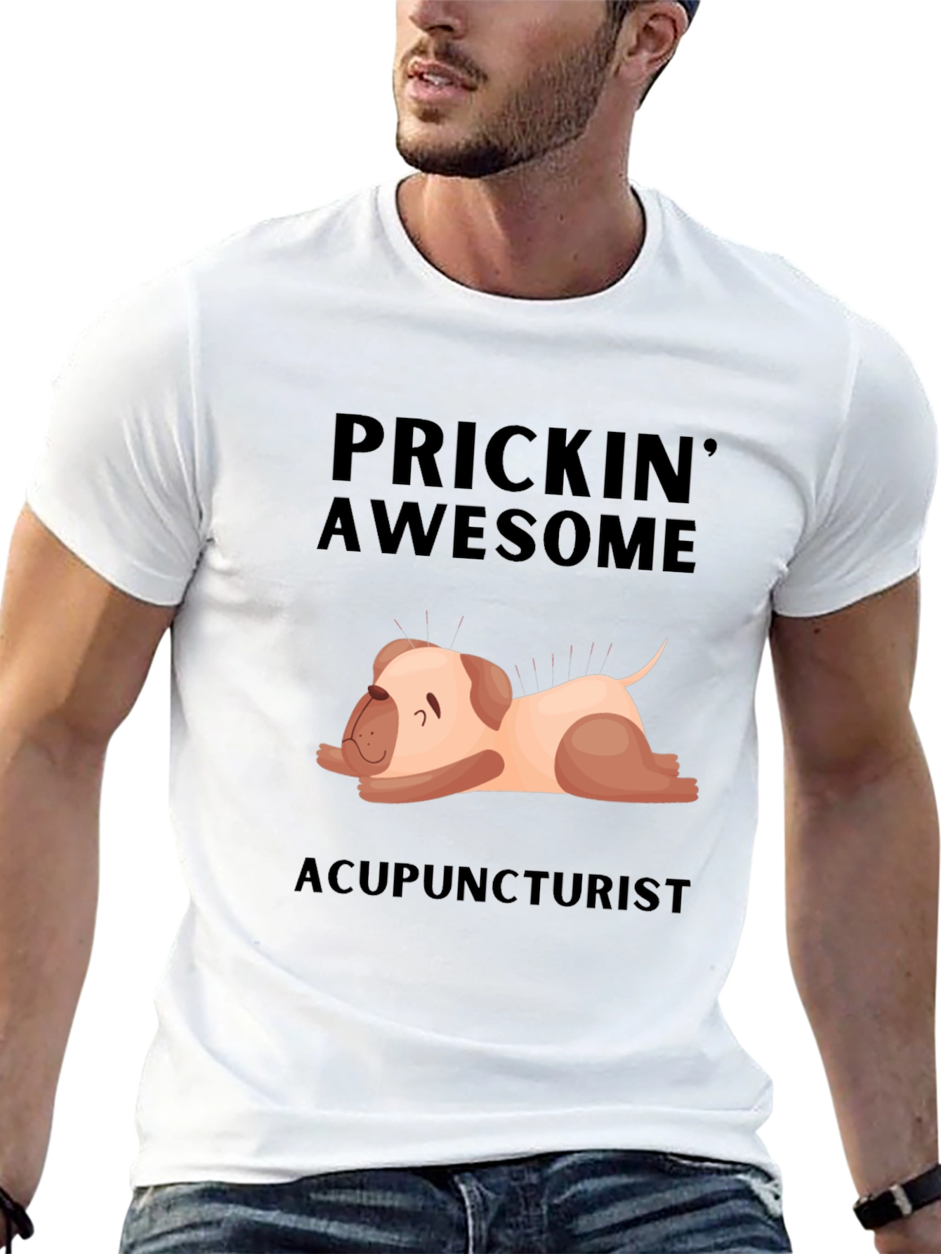 Prickin Awesome Acupuncturist T-Shirt