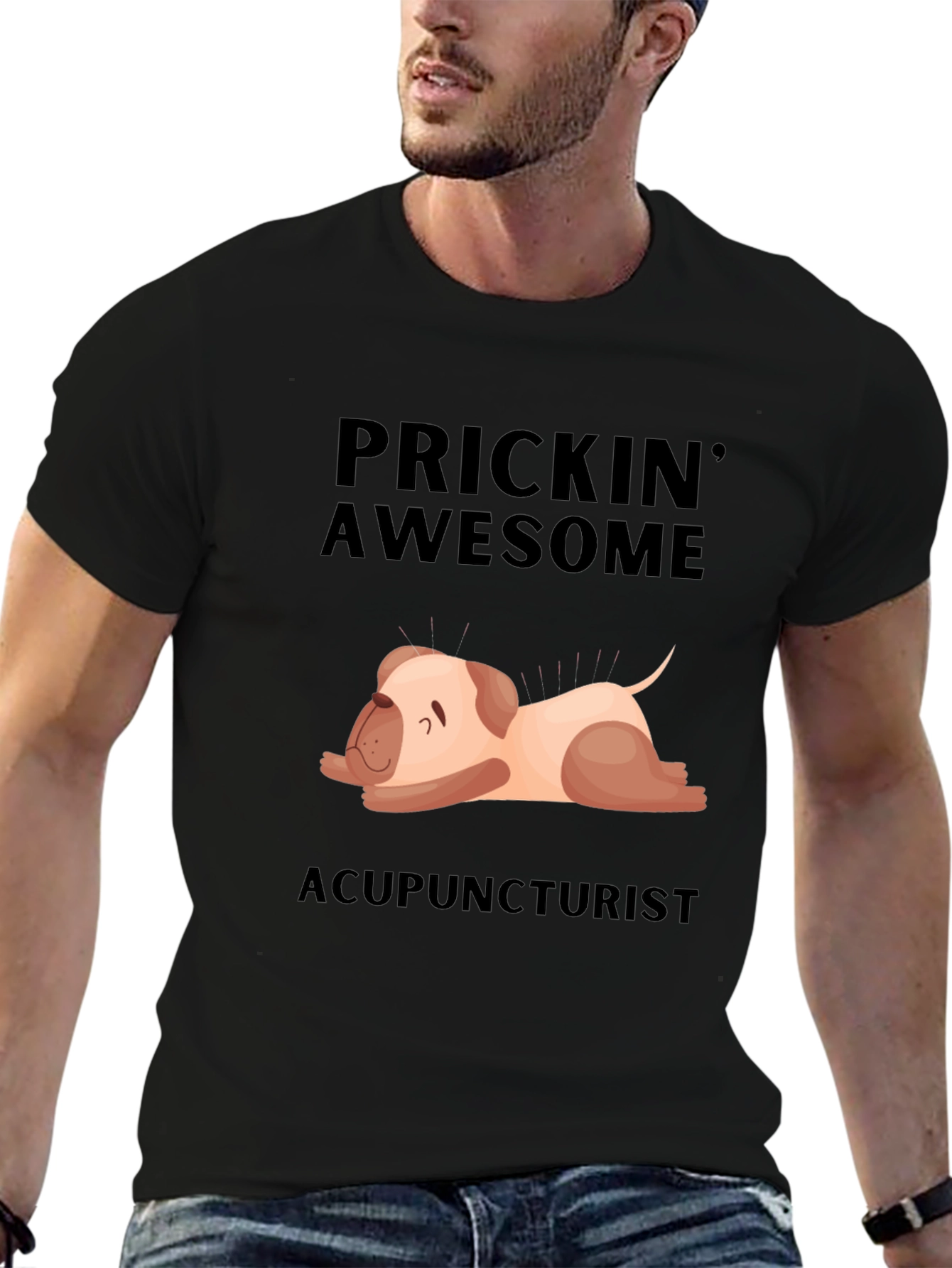 Prickin Awesome Acupuncturist T-Shirt