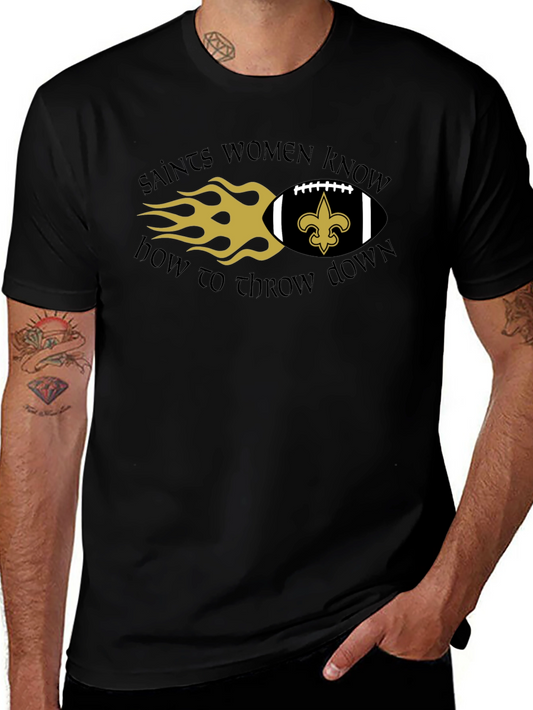Saints Women Know How to Throw Down T-Shirt