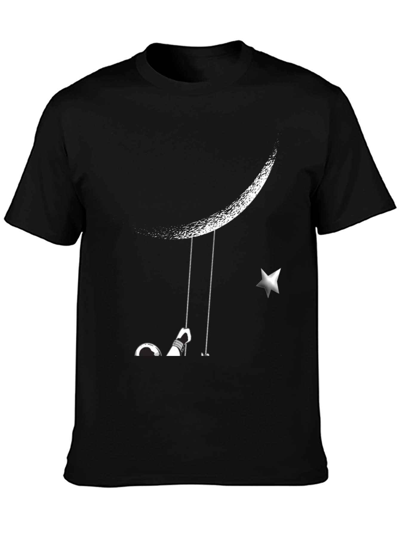 Dreamy Moon Swing Graphic Tee - Relaxed Fit