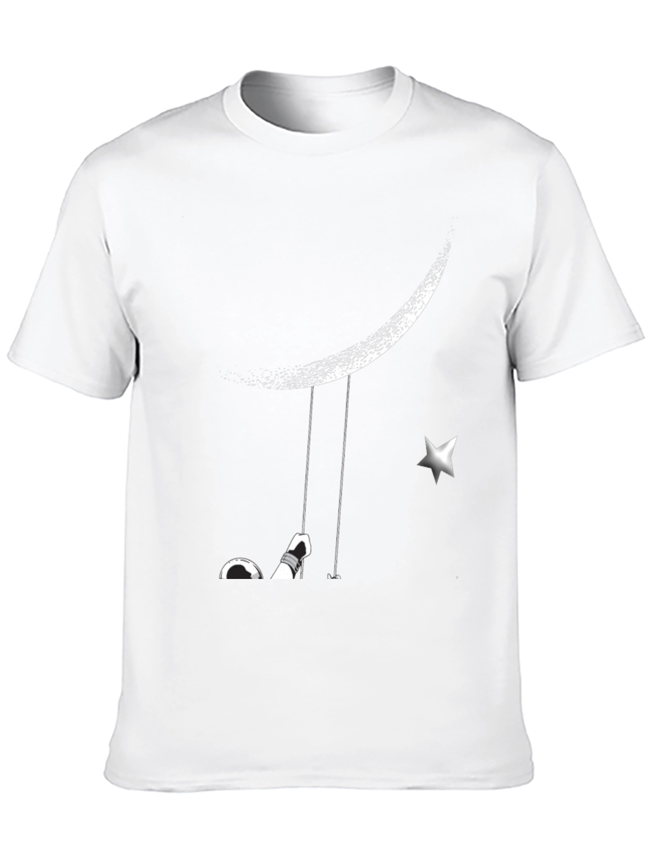 Dreamy Moon Swing Graphic Tee - Relaxed Fit