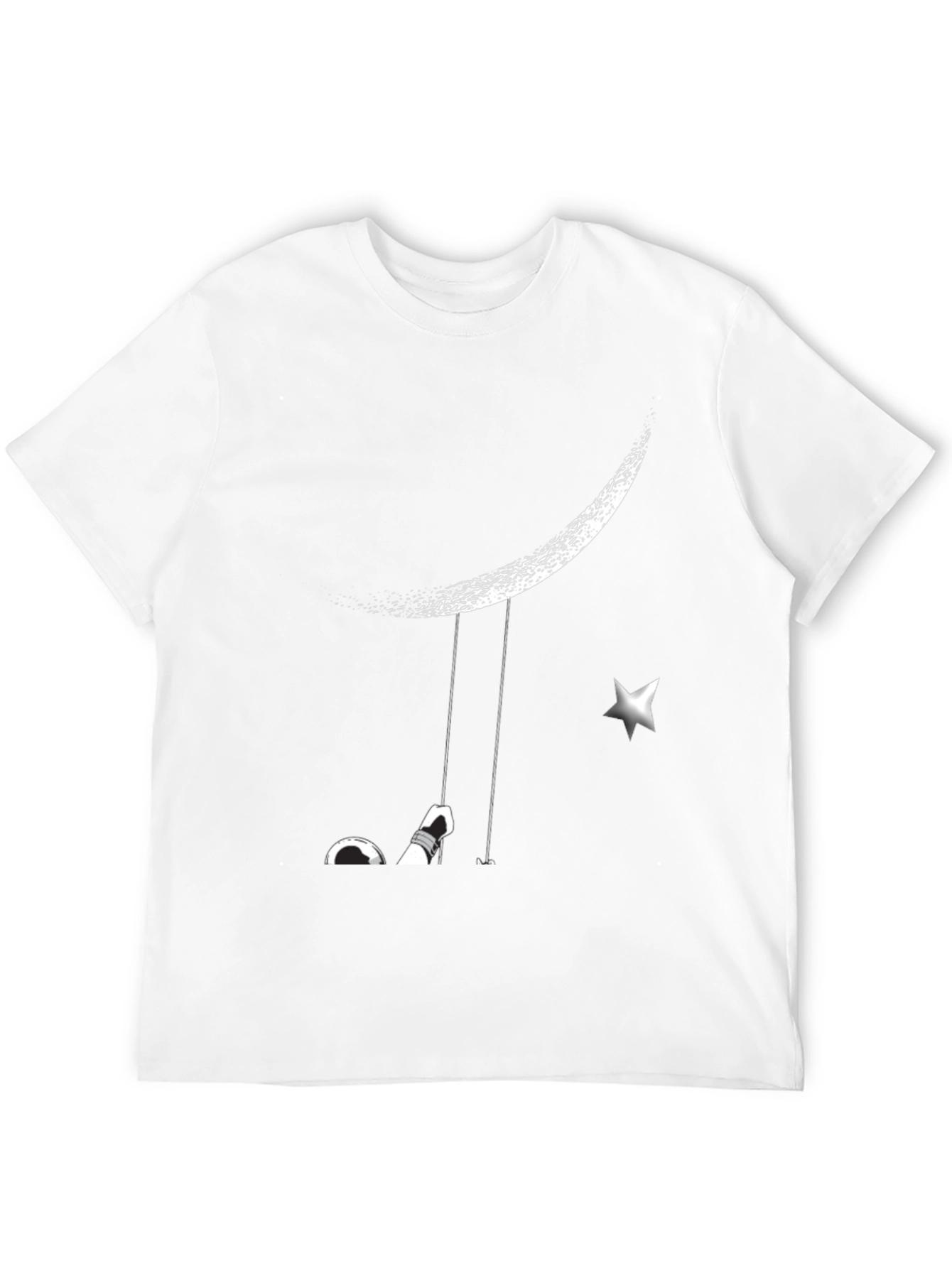 Dreamy Moon Swing Graphic Tee - Relaxed Fit