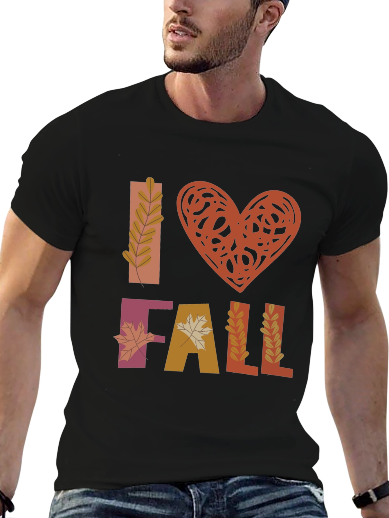 I Love Fall Graphic T-Shirt