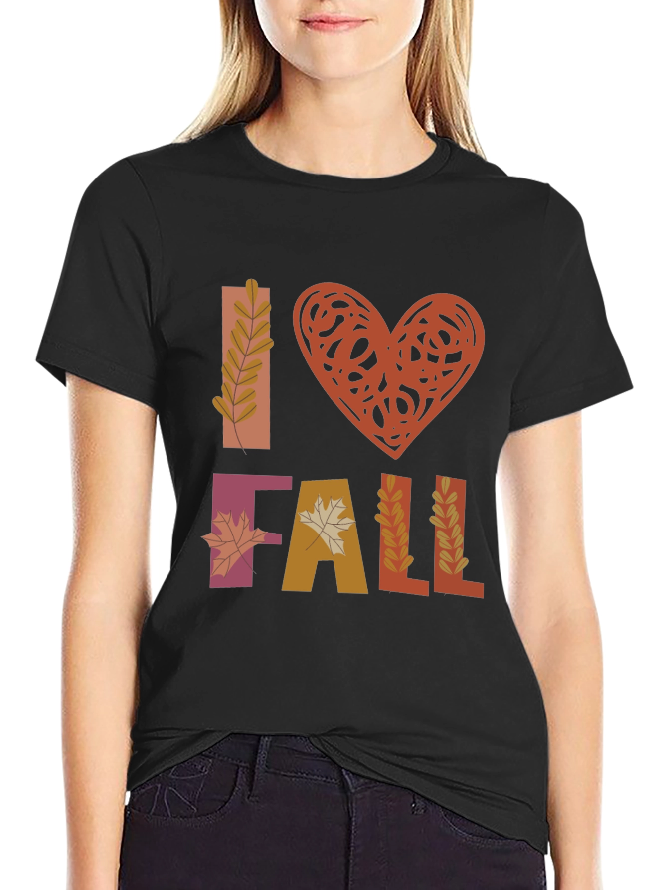 I Love Fall Graphic T-Shirt