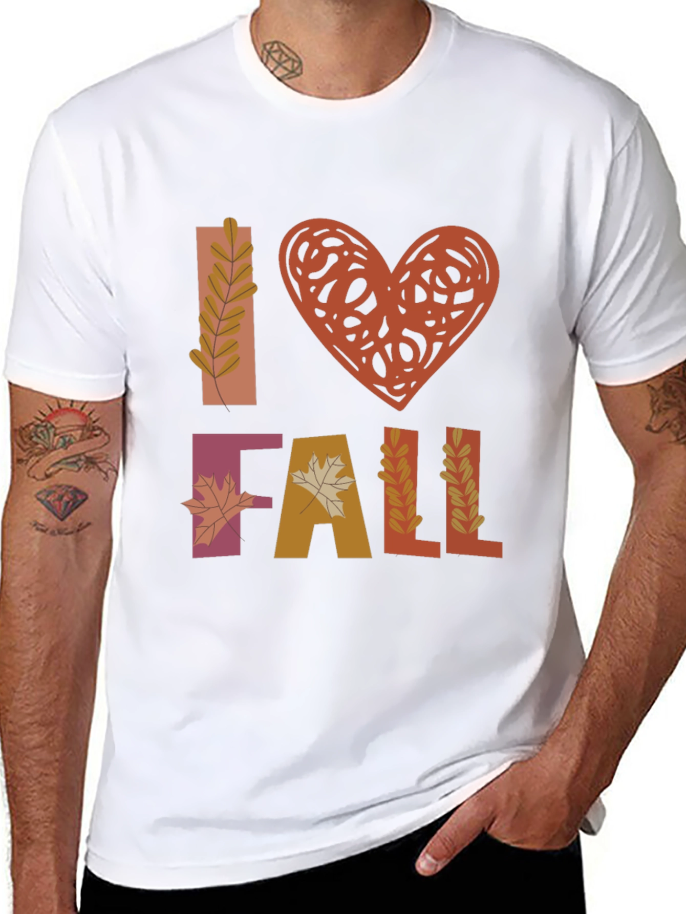 I Love Fall Graphic T-Shirt