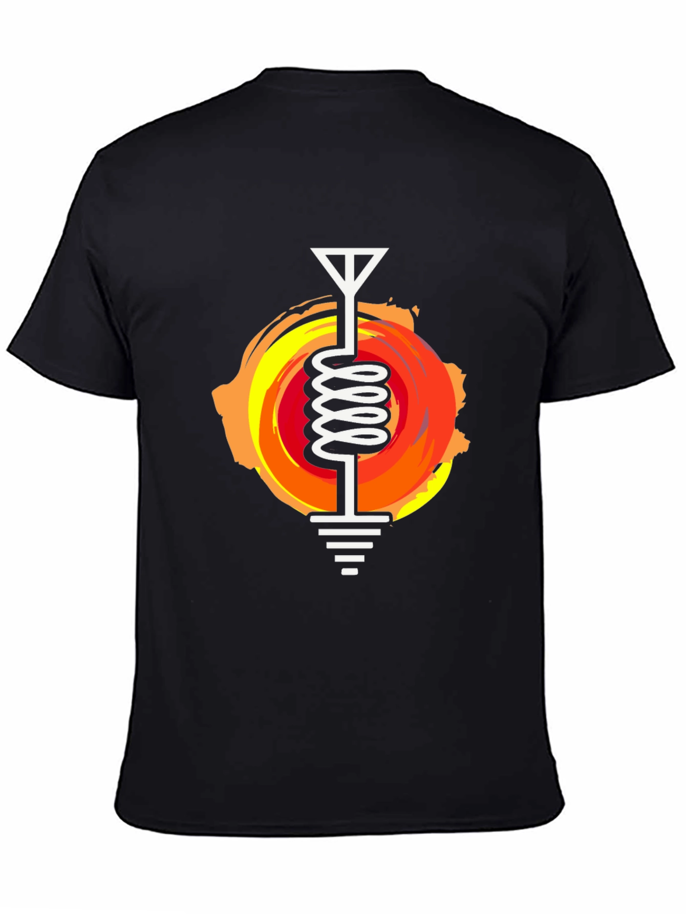Antenna Coil Graphic Tee - Unique Design