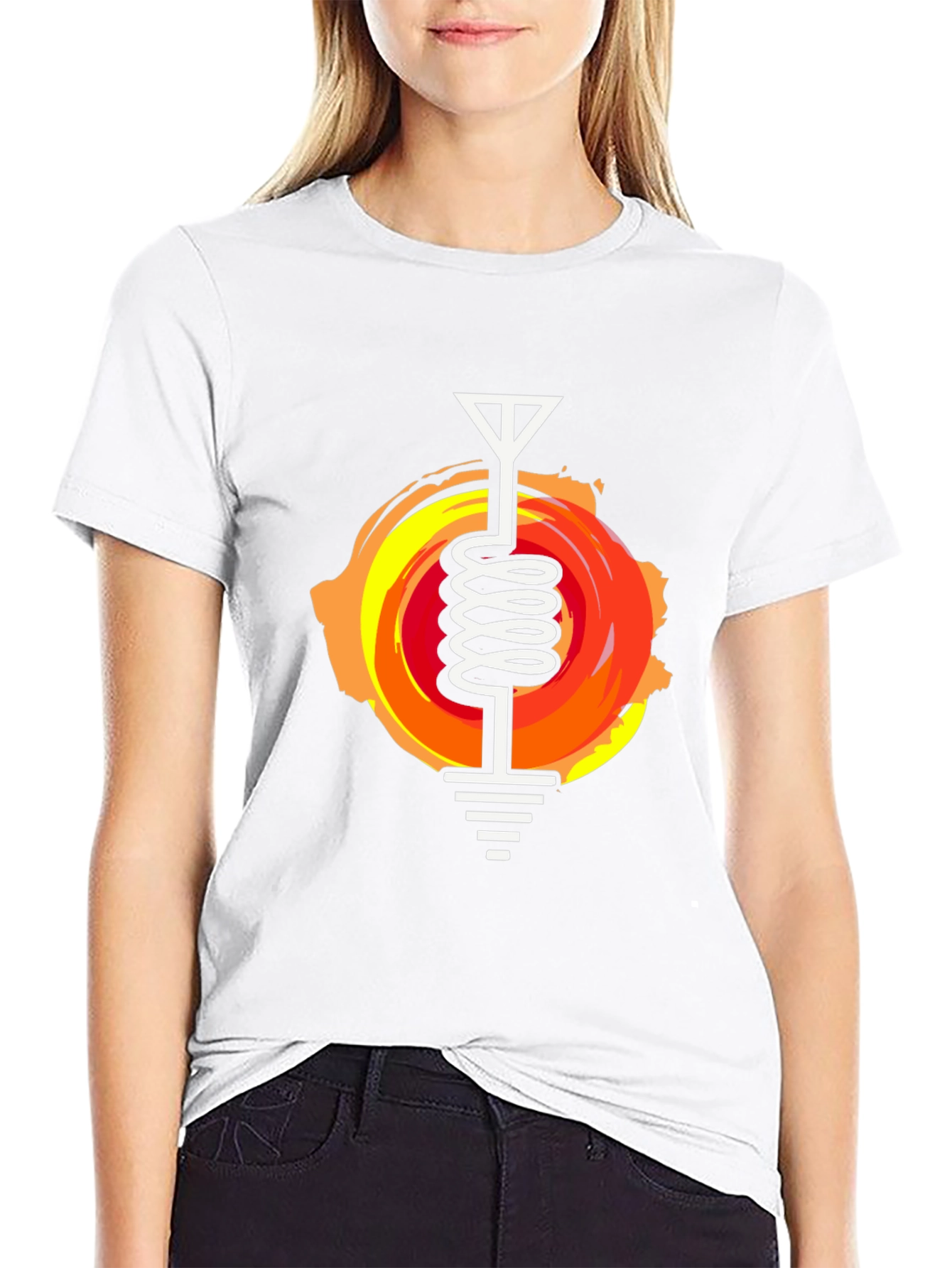 Antenna Coil Graphic Tee - Unique Design