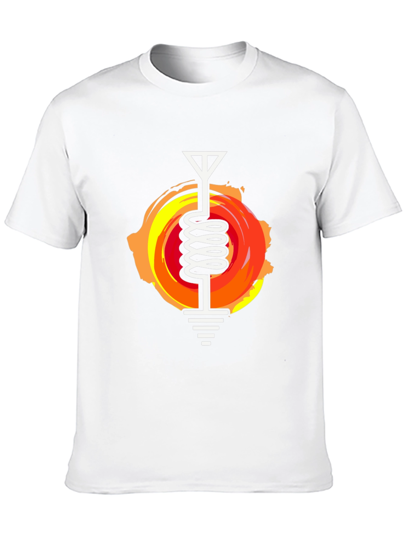 Antenna Coil Graphic Tee - Unique Design