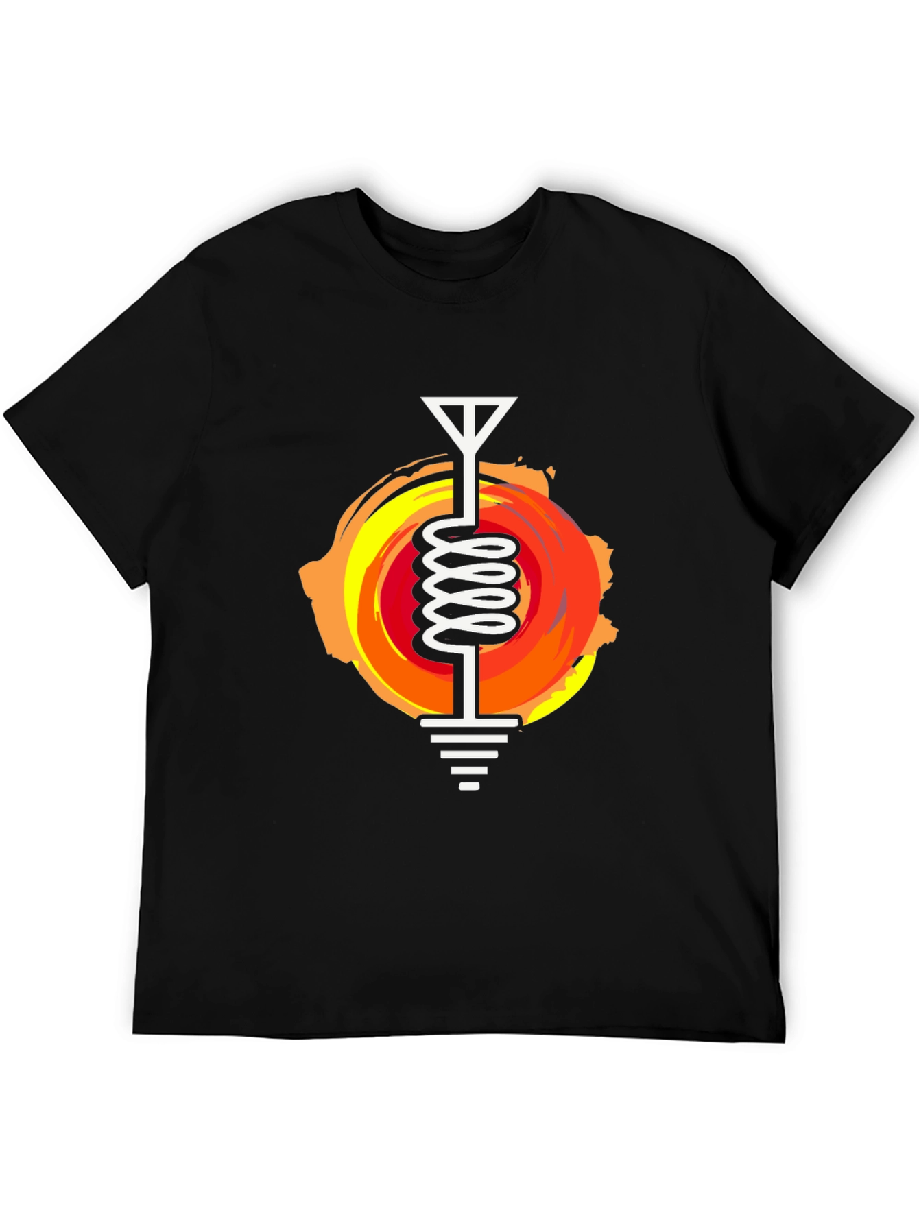 Antenna Coil Graphic Tee - Unique Design