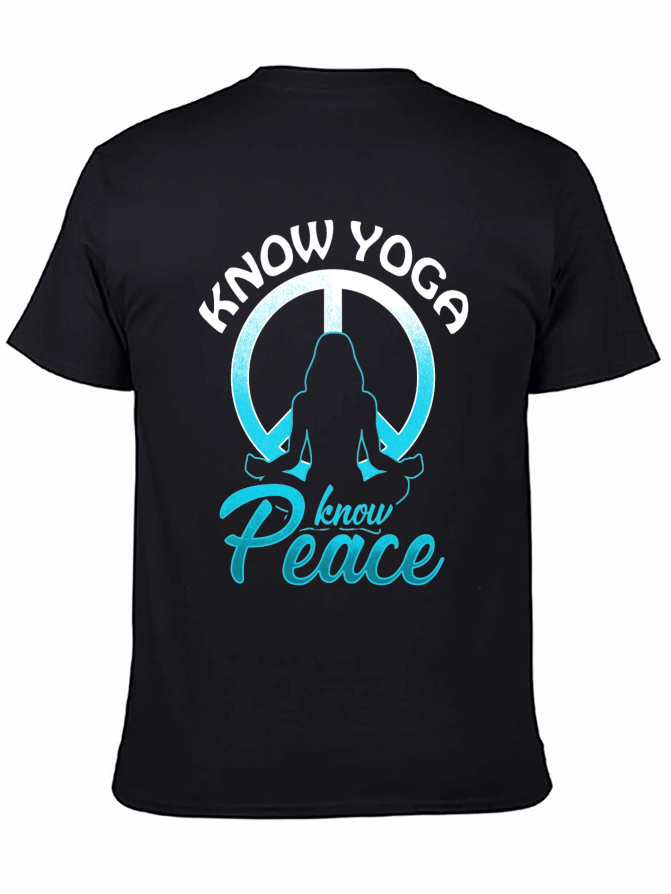Know Yoga Know Peace Graphic T-Shirt