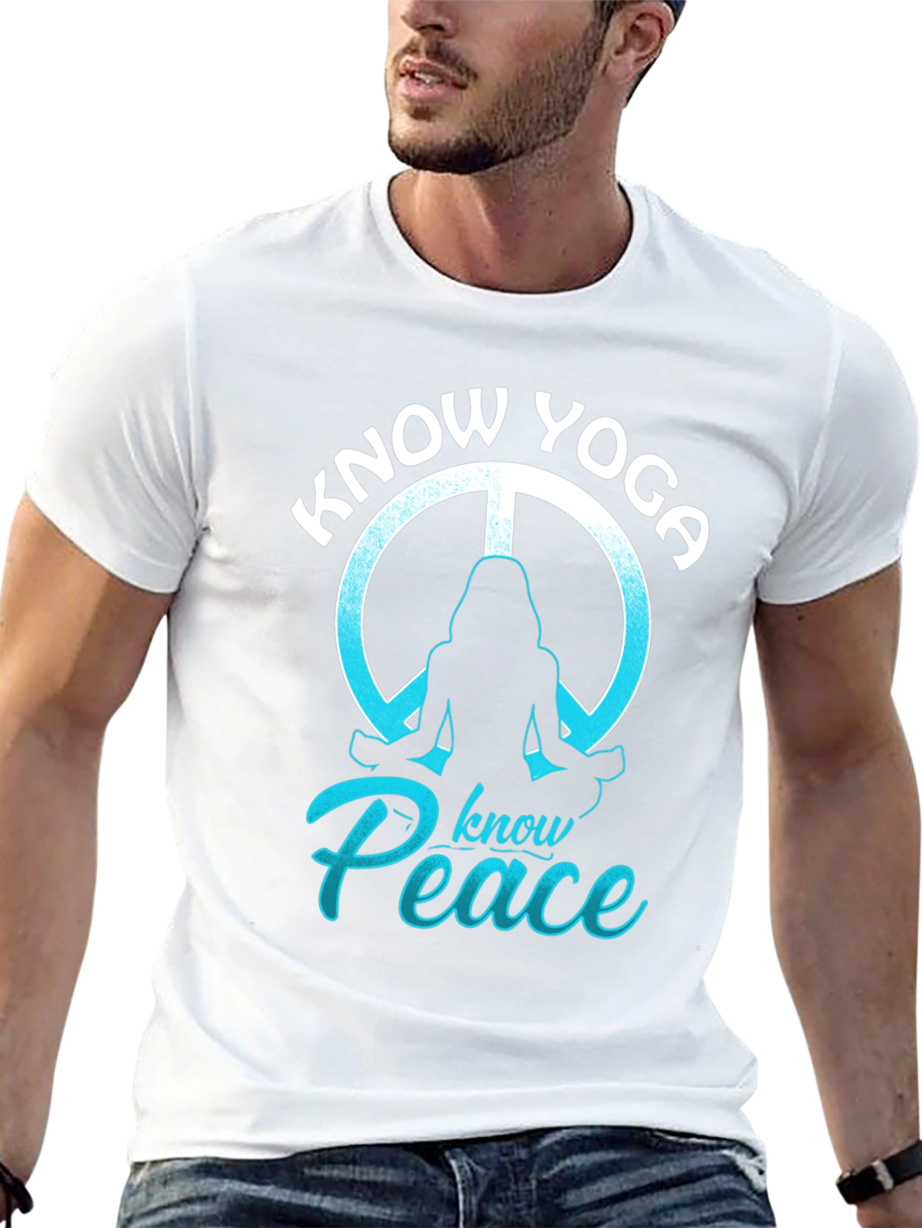 Know Yoga Know Peace Graphic T-Shirt
