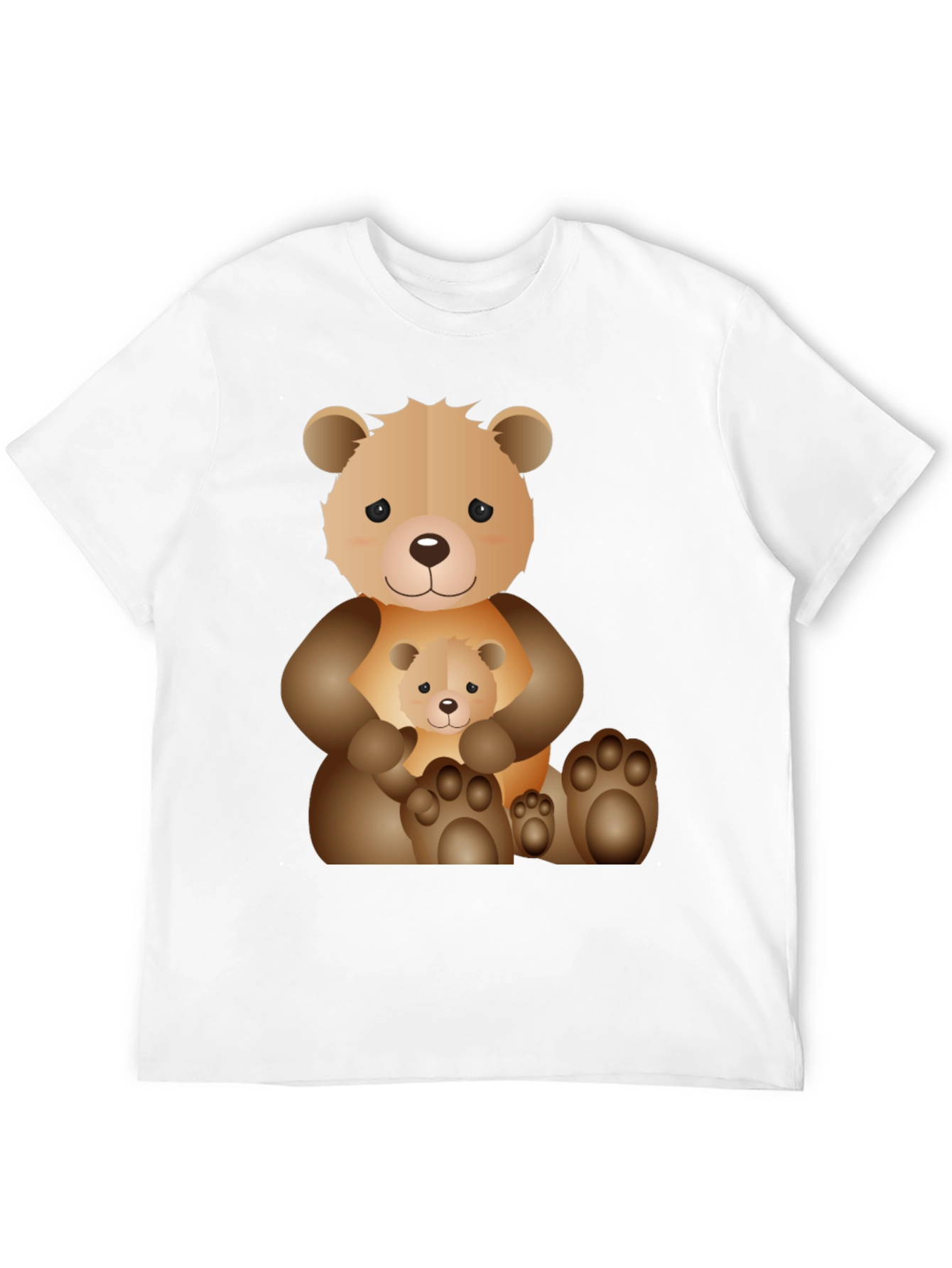 Cute Teddy Bear Graphic T-Shirt