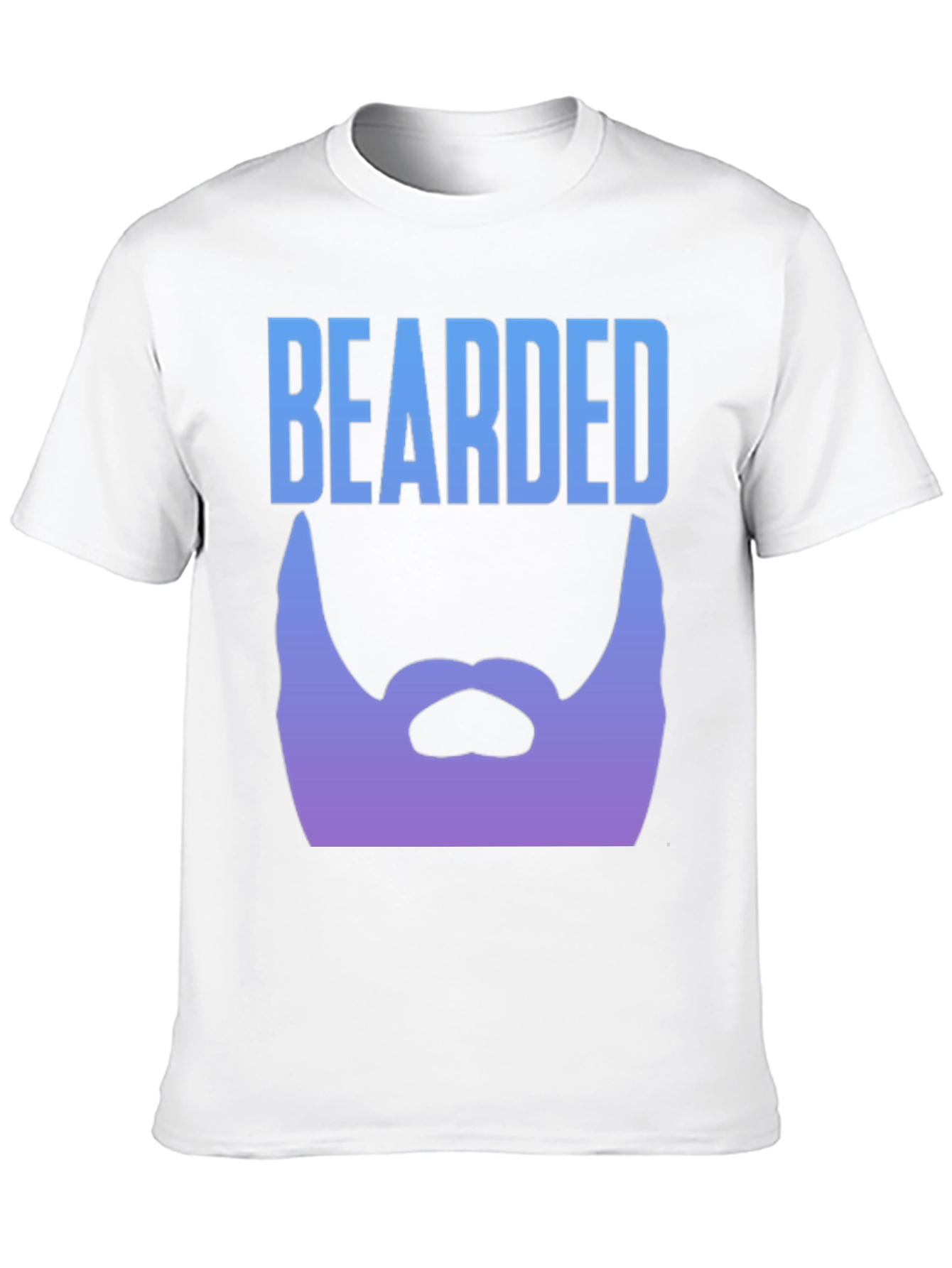 Bearded Graphic Tee - Black Mens T-Shirt