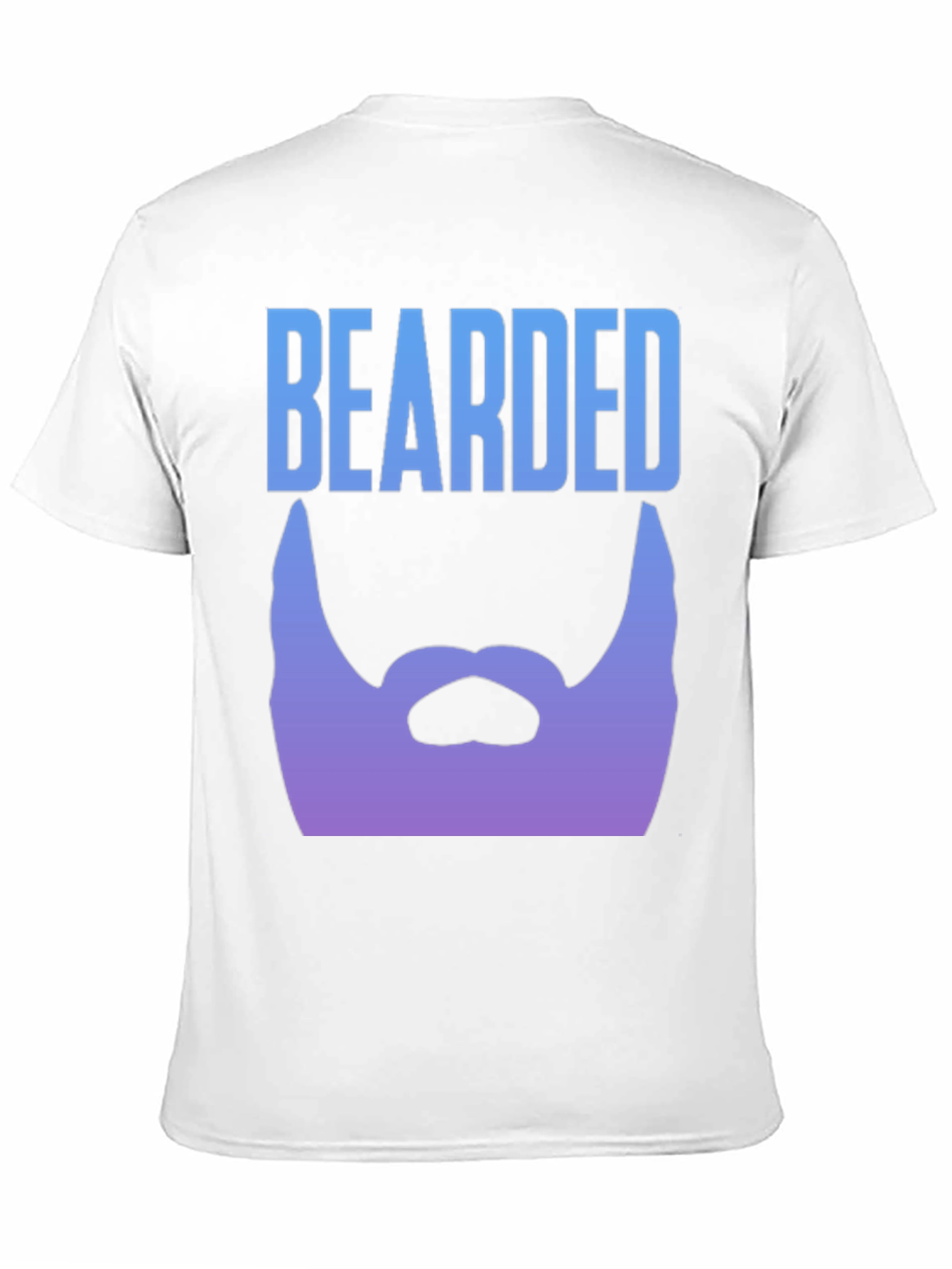 Bearded Graphic Tee - Black Mens T-Shirt