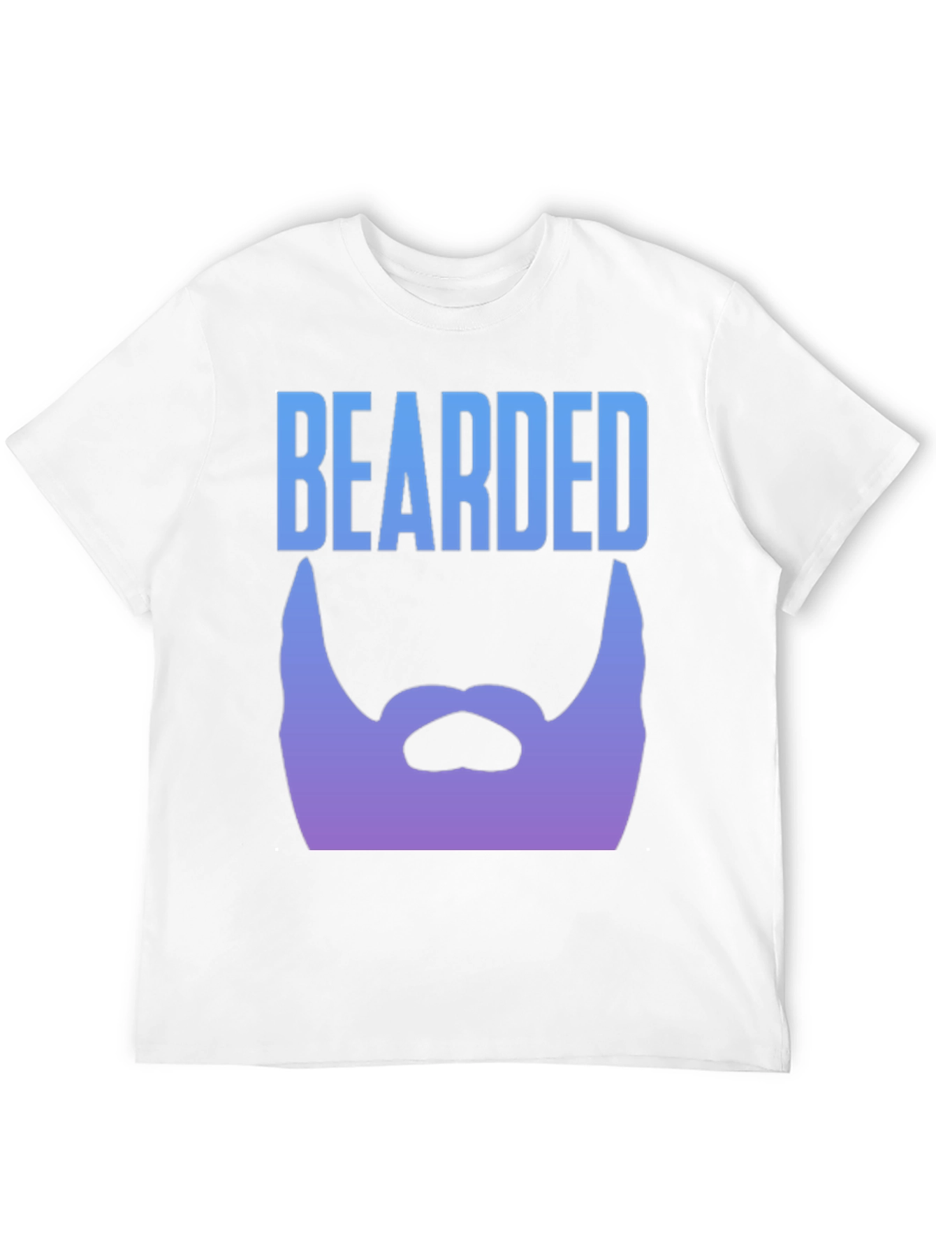 Bearded Graphic Tee - Black Mens T-Shirt