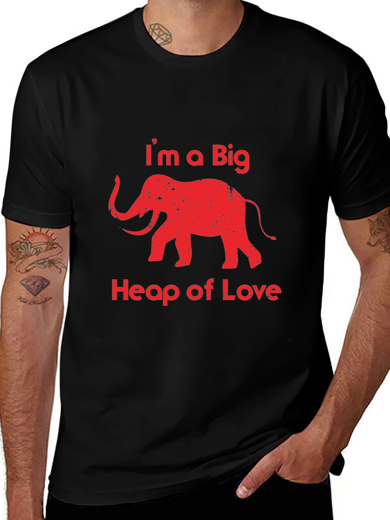 Im a Big Heap of Love Elephant Graphic Tee