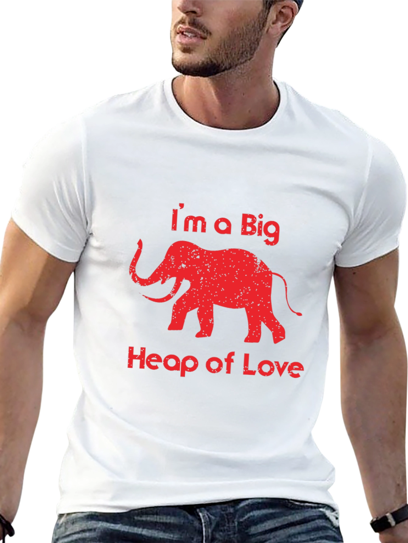 Im a Big Heap of Love Elephant Graphic Tee
