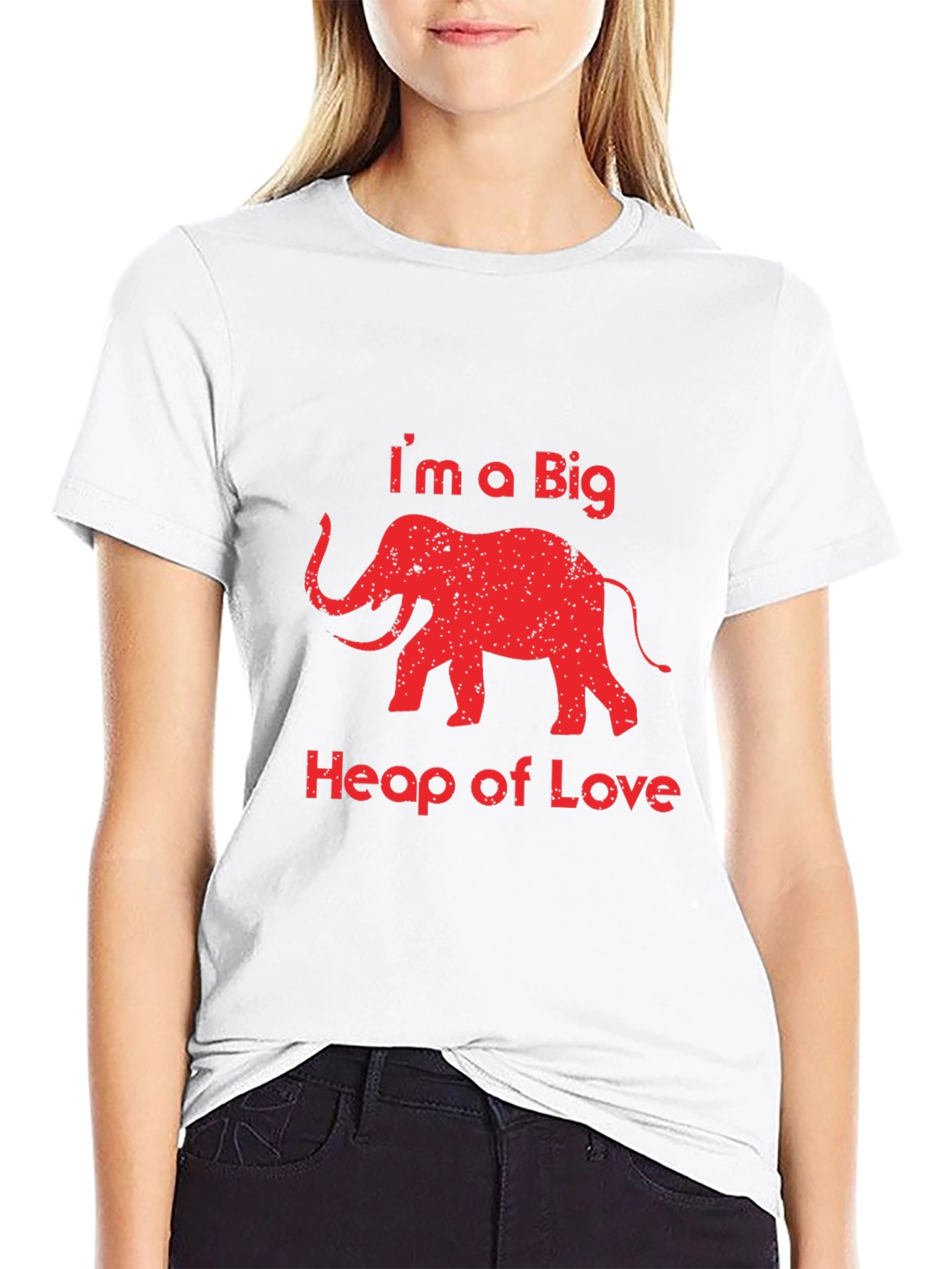 Im a Big Heap of Love Elephant Graphic Tee