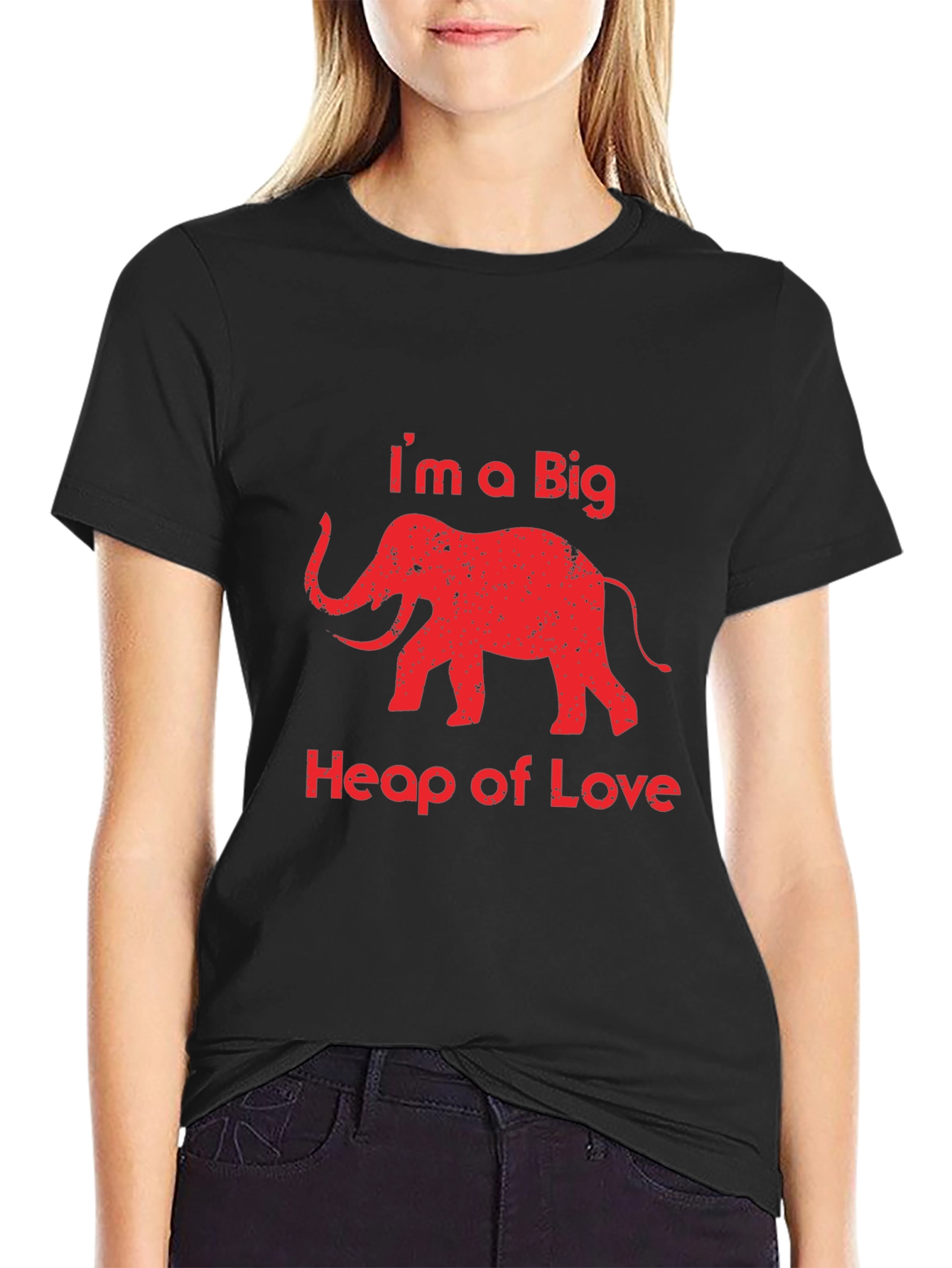 Im a Big Heap of Love Elephant Graphic Tee