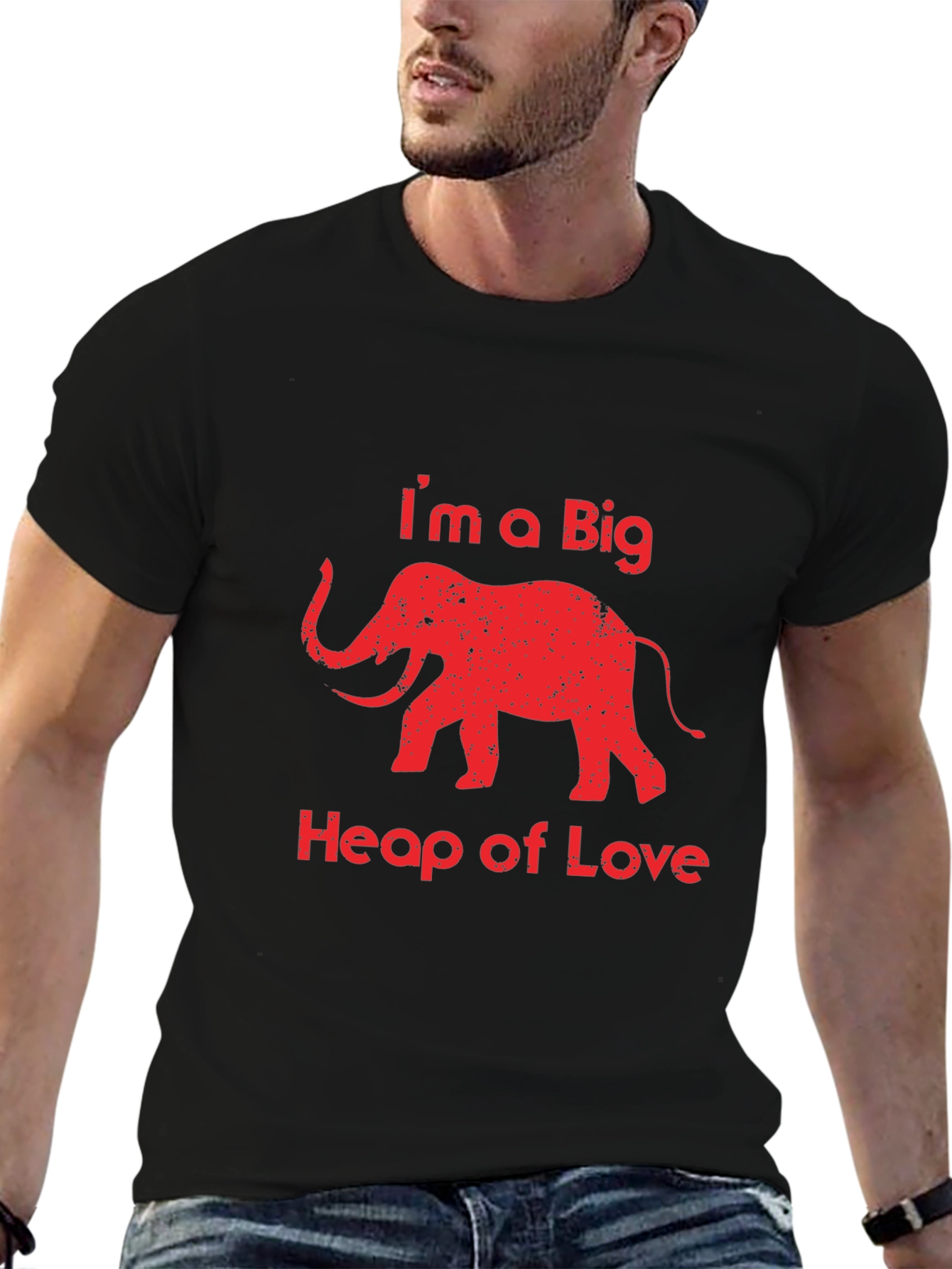 Im a Big Heap of Love Elephant Graphic Tee