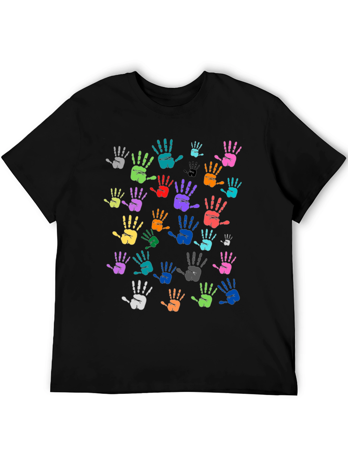 Colorful Handprint T-Shirt