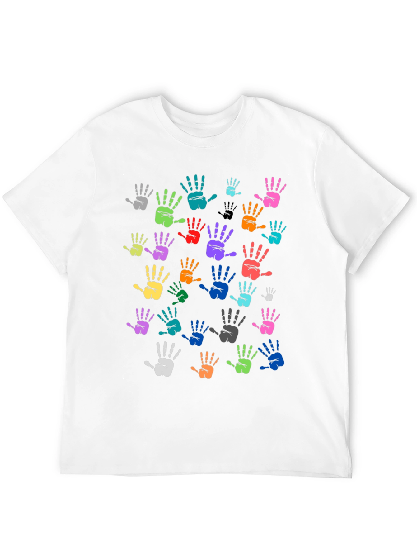 Colorful Handprint T-Shirt