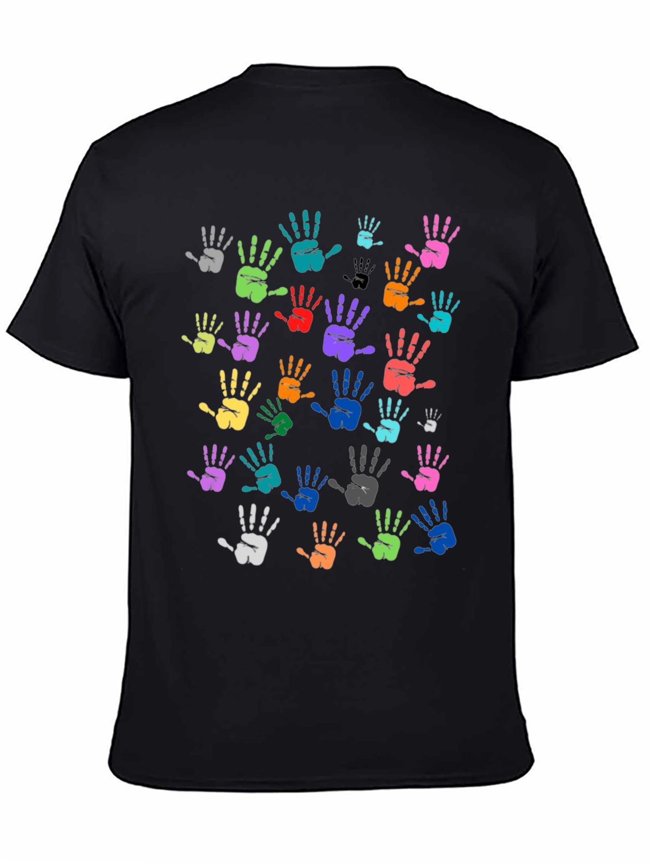 Colorful Handprint T-Shirt