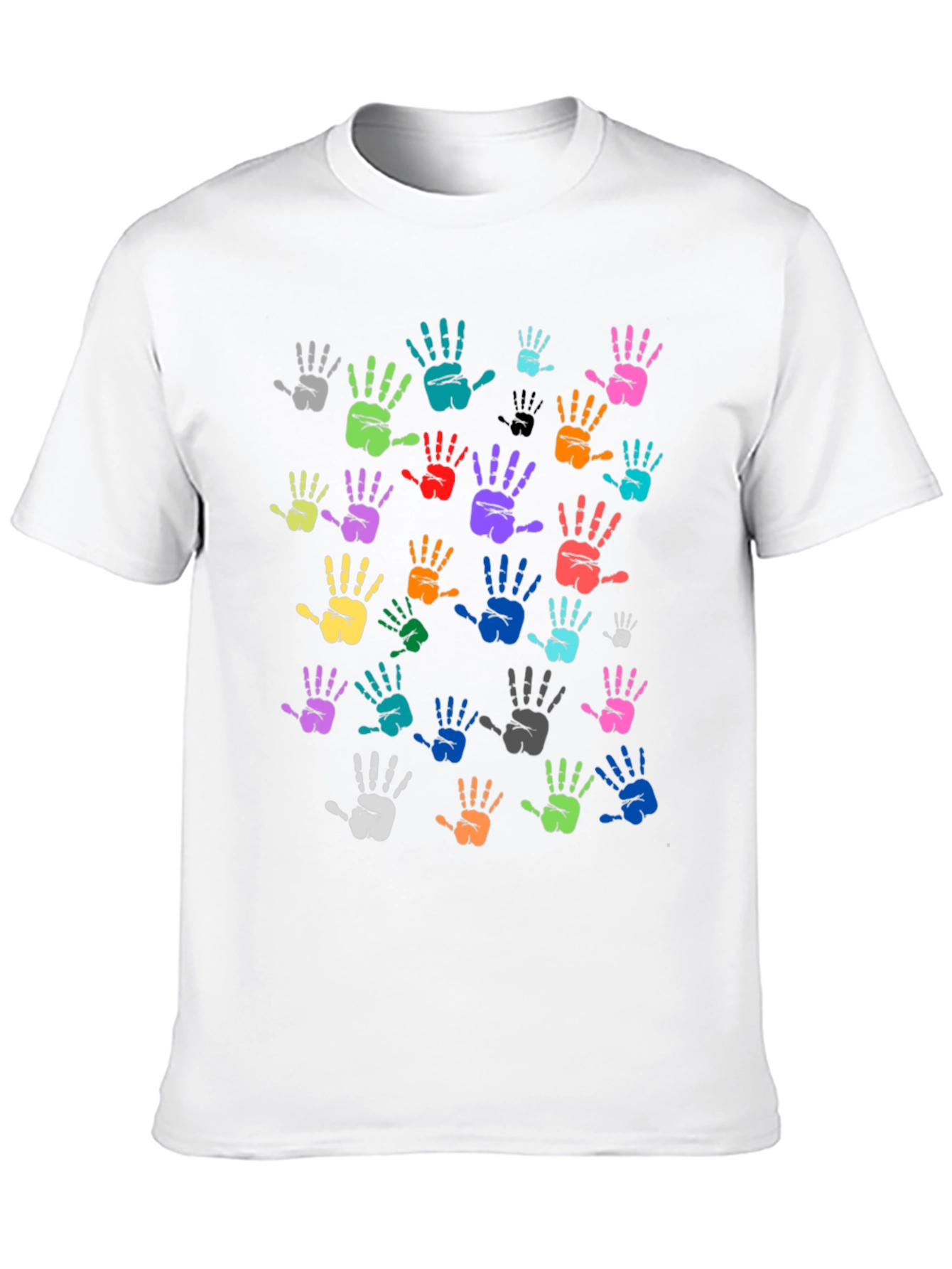 Colorful Handprint T-Shirt