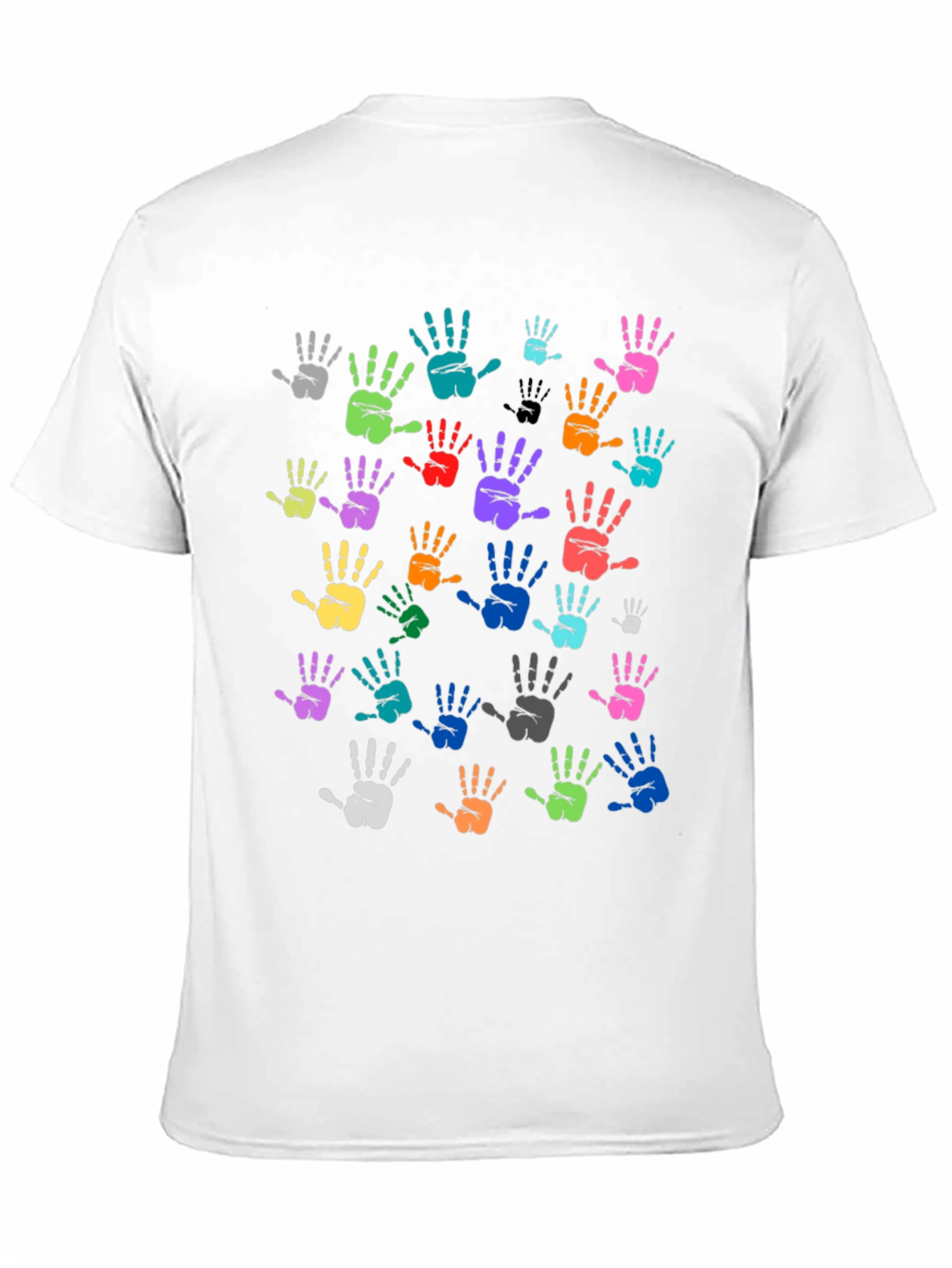 Colorful Handprint T-Shirt