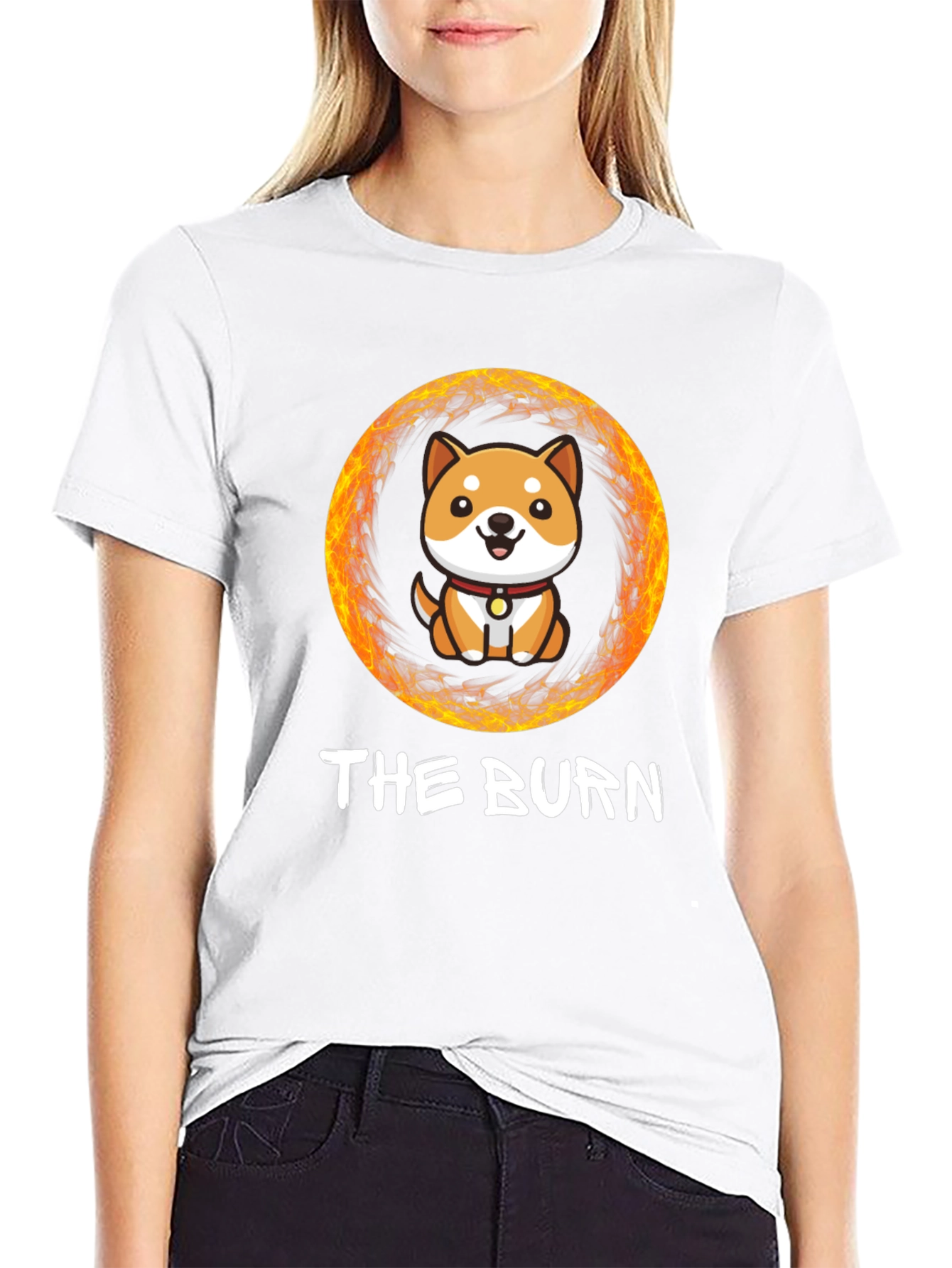 The Burn Shiba Inu T-Shirt - Crypto Doge