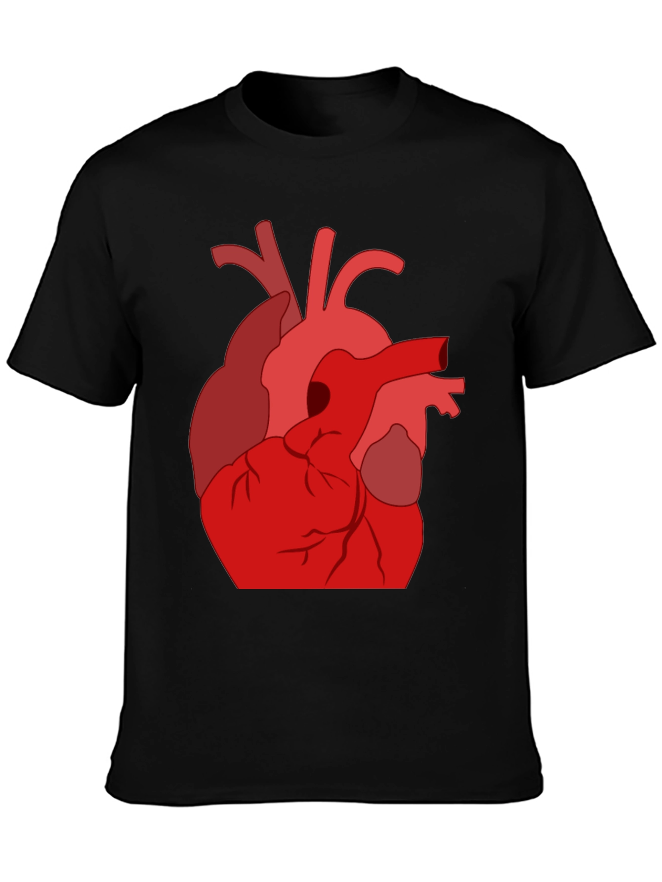 Anatomical Heart Graphic T-Shirt - Unique Design