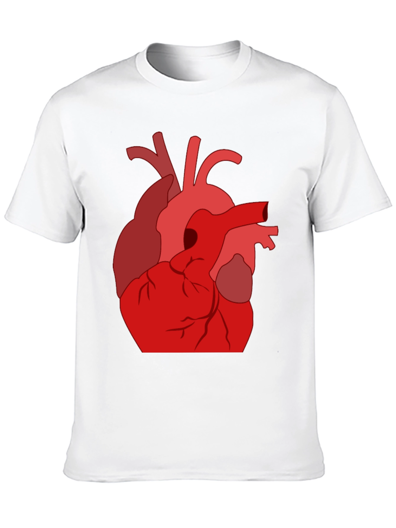 Anatomical Heart Graphic T-Shirt - Unique Design