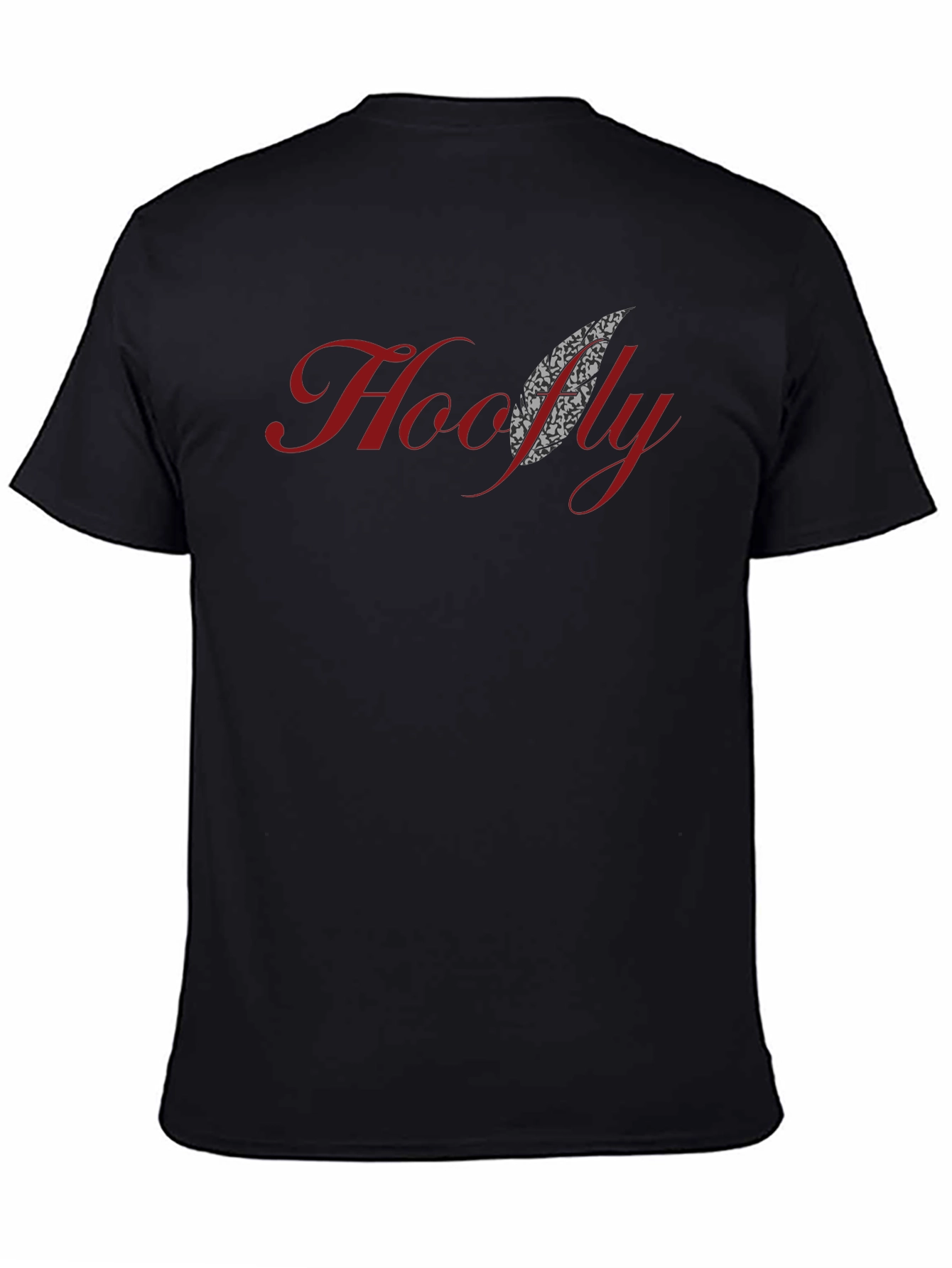 Hoofly Graphic Tee - Stylish Black T-Shirt
