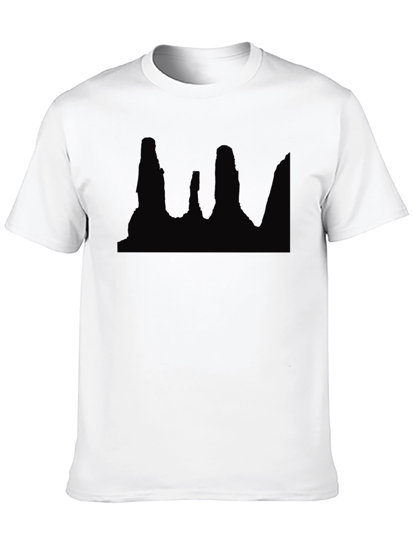Black Graphic Tee - Desert Skyline