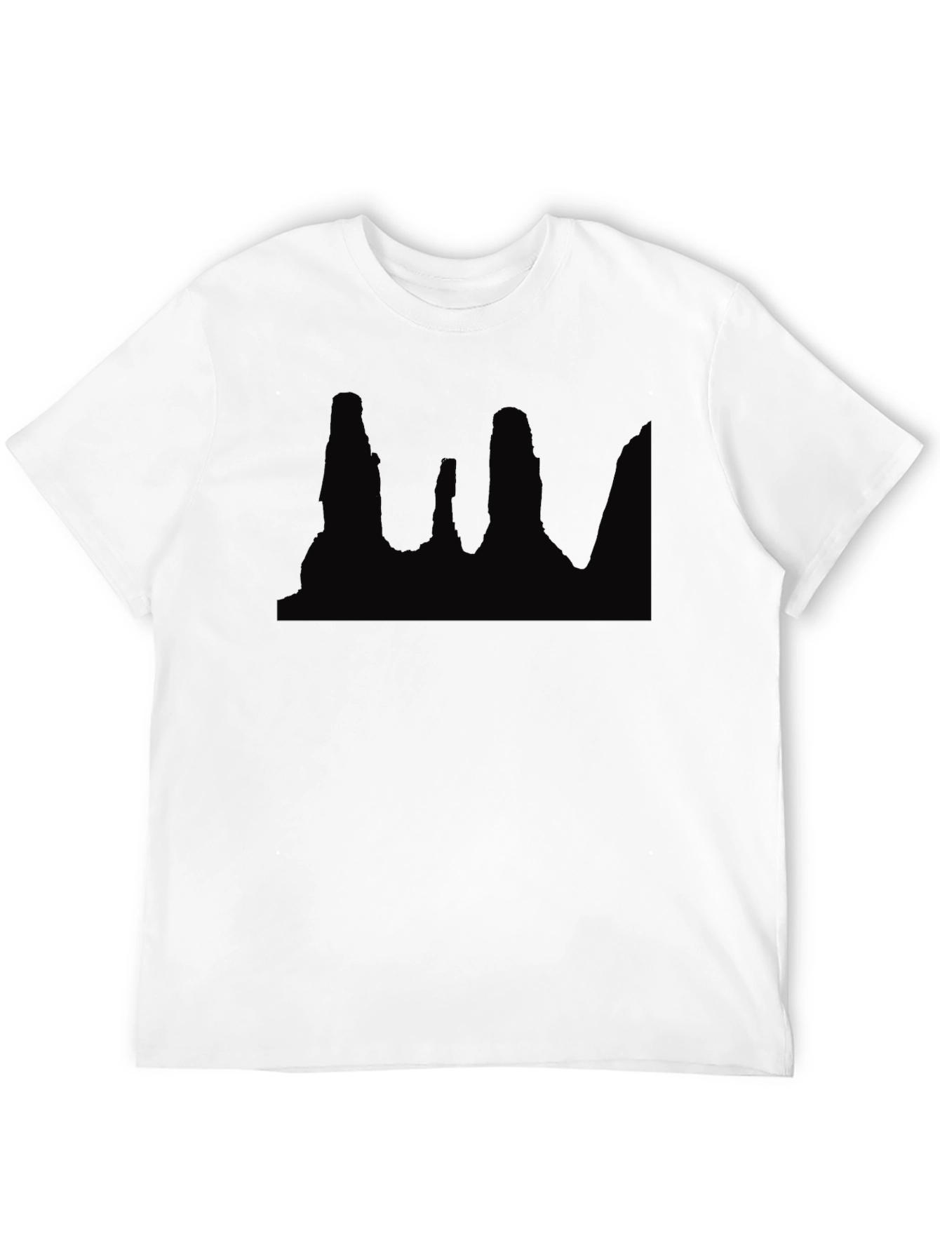 Black Graphic Tee - Desert Skyline