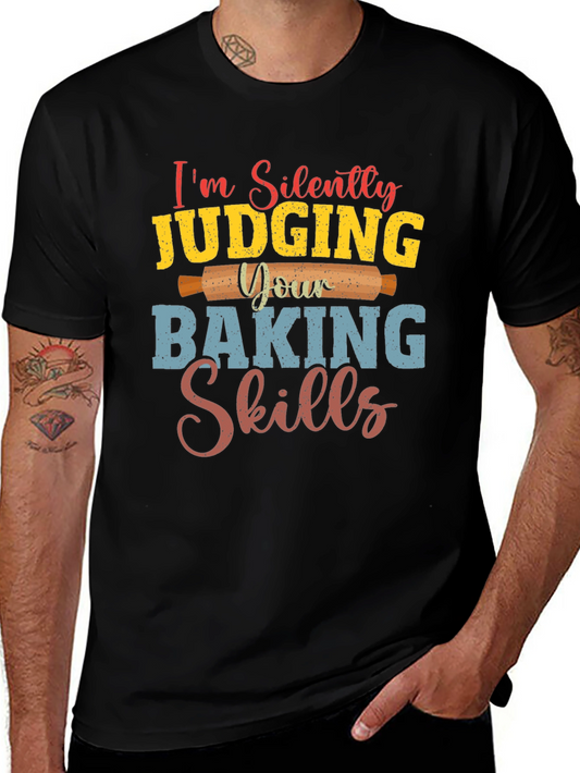 Baking Skills Graphic Tee - Funny Baker T-Shirt