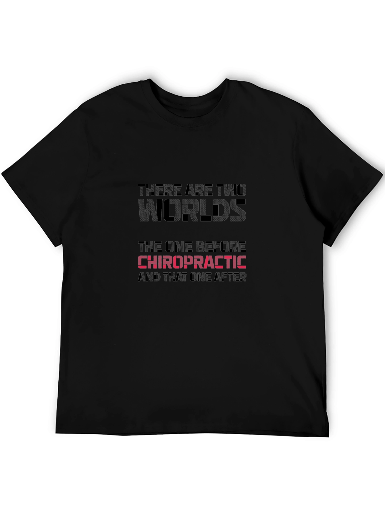 Chiropractic Worlds T-Shirt - Black