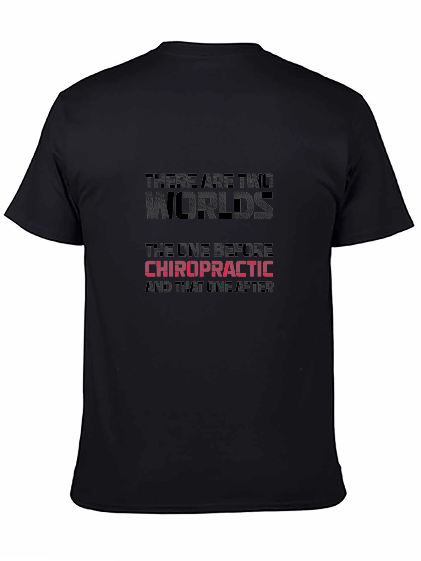 Chiropractic Worlds T-Shirt - Black