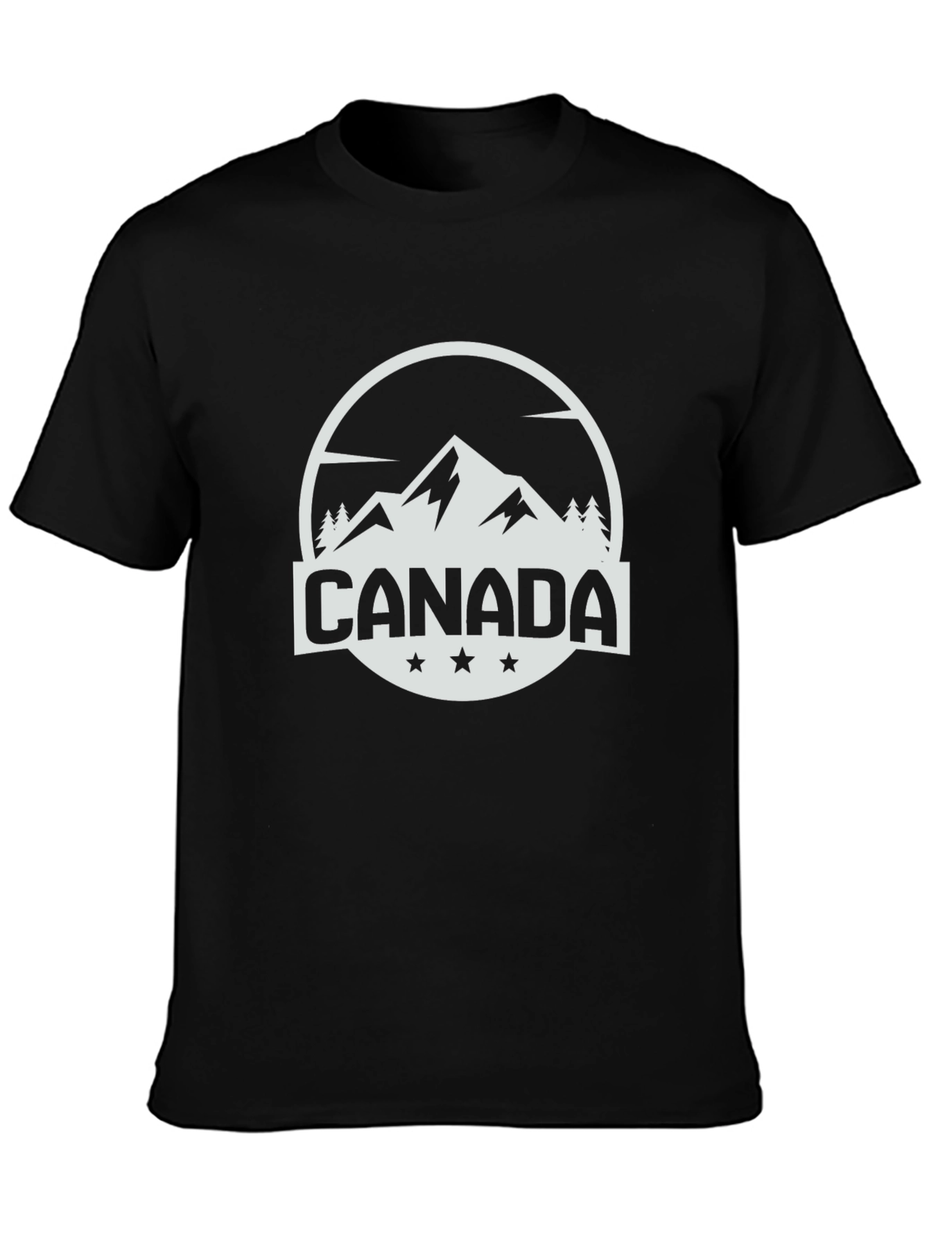 Canada Mountain Graphic Tee - Black